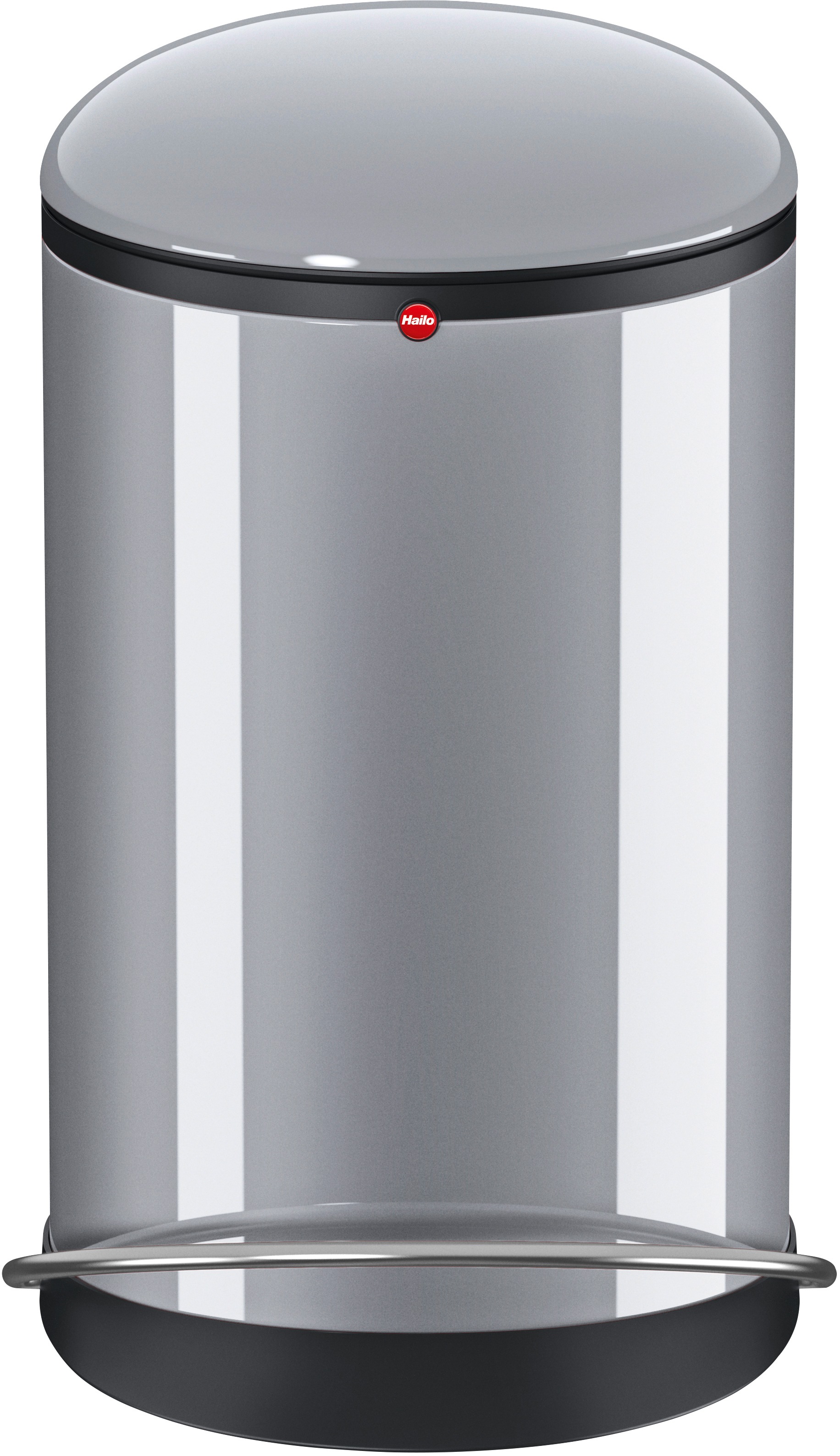 Hailo Mülleimer »Harmony M«, 1 Behälter, 12 l, Stahlblech o. Edelstahl, Kunststoff Inneneimer, Made in Germany