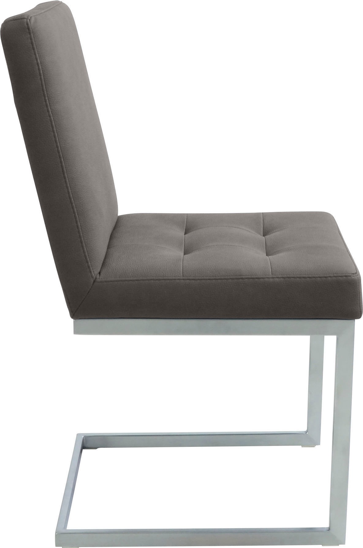 K+W Komfort & Wohnen Eckbankgruppe »Spider II« Set, 4 Stk. tlg. langer Schenkel 195cm, 2 Freischwinger, Auszugstisch in Breite 120 cm