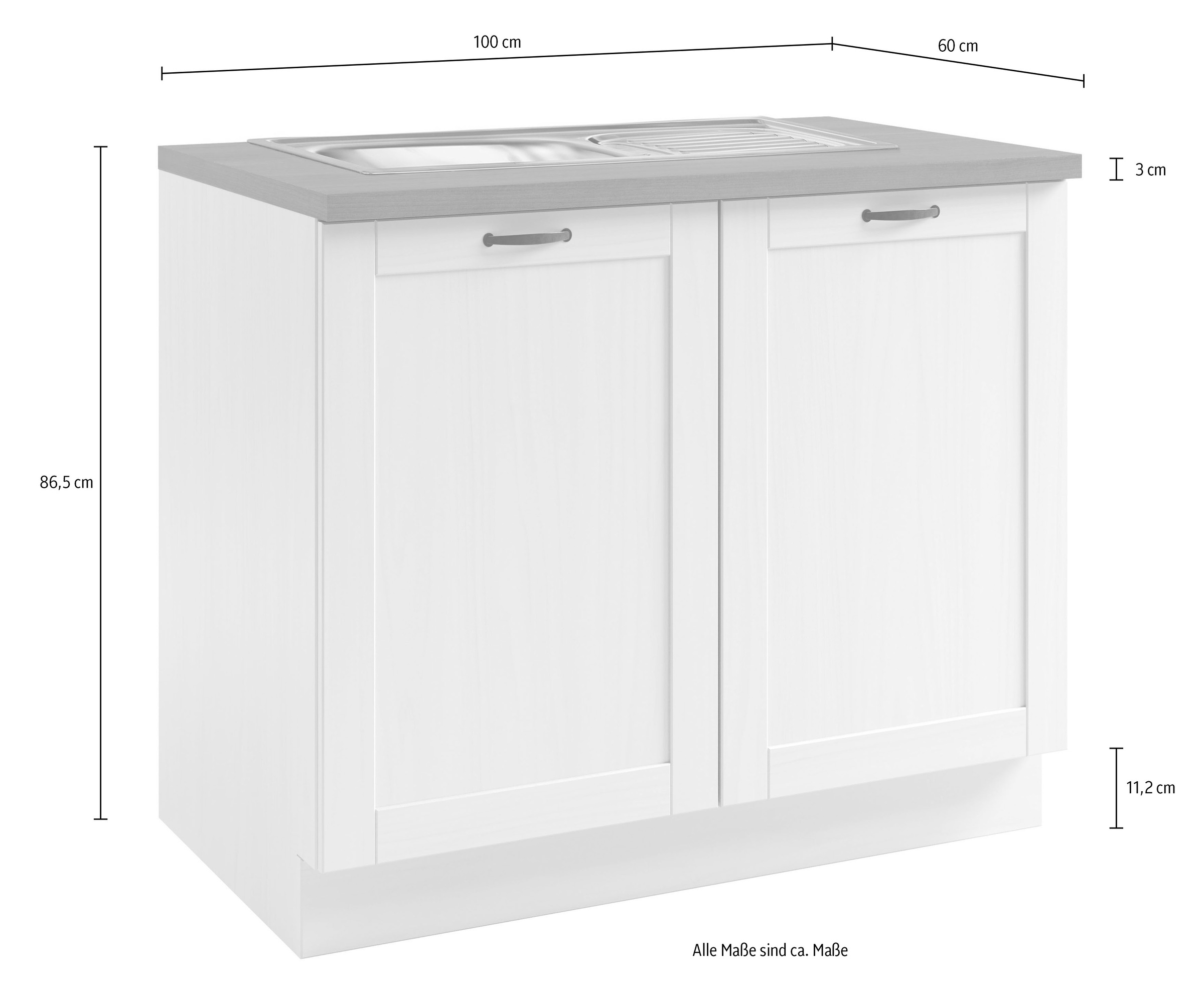 Home affaire Spülenschrank »Teramo«