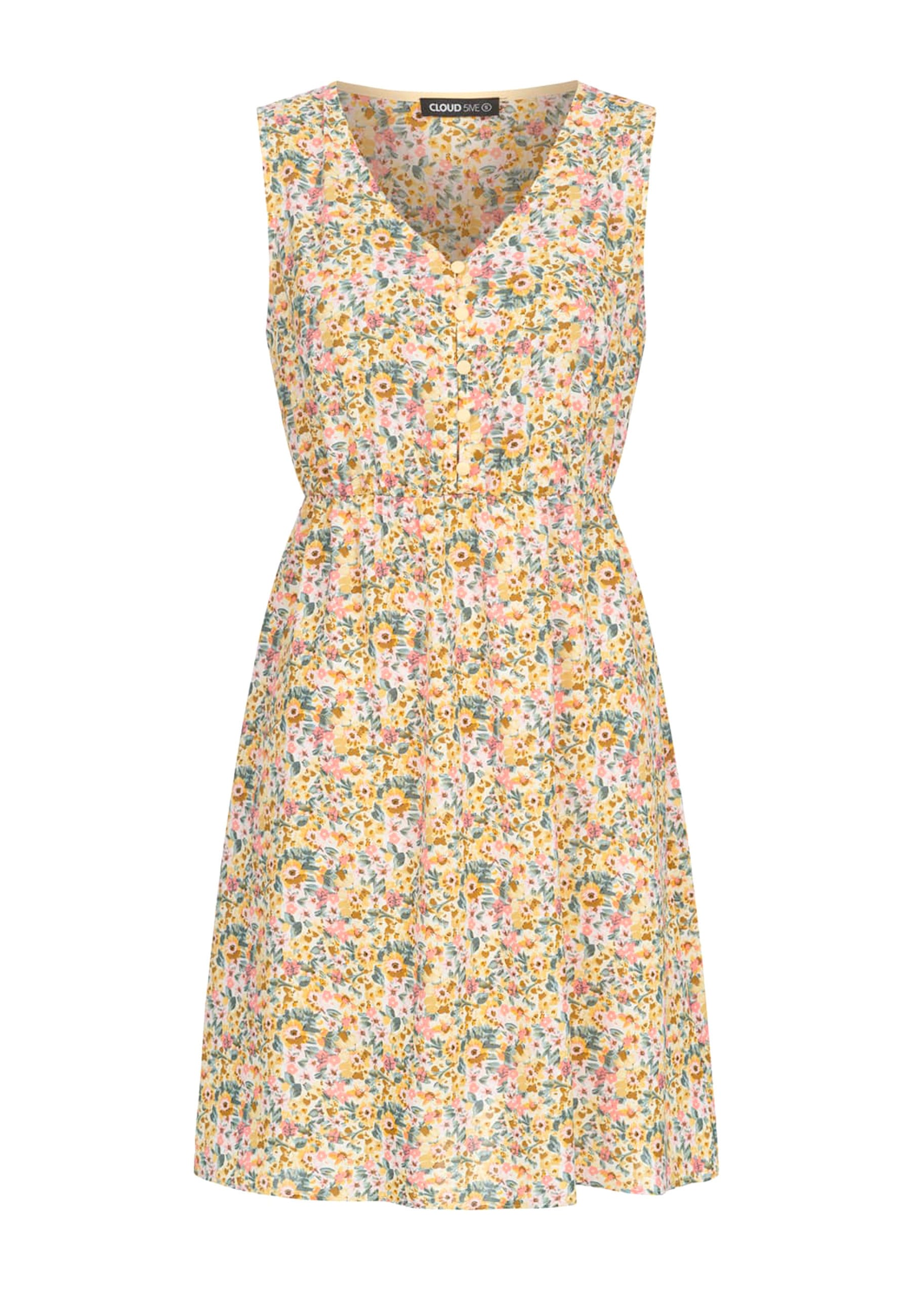 CLOUD 5IVE Shirtkleid "CLOUD 5IVE Leichtes Sommerkleid mit Knopfleiste" 1 S günstig online kaufen