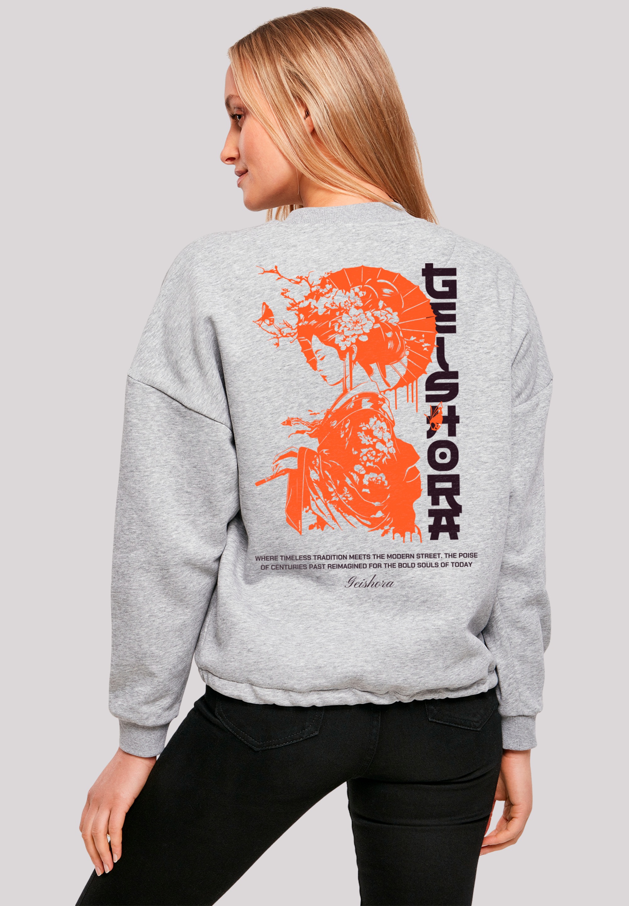 F4NT4STIC Sweatshirt »Geishora Oversize Japan Streetstyle«, Japan Streetwear Styles