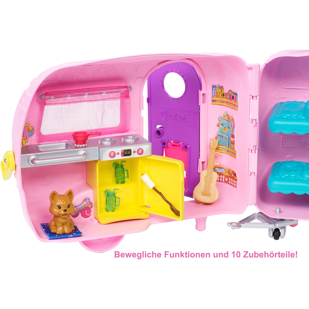 Barbie Puppen Fahrzeug »Chelsea Camper Spielset mit Puppe«