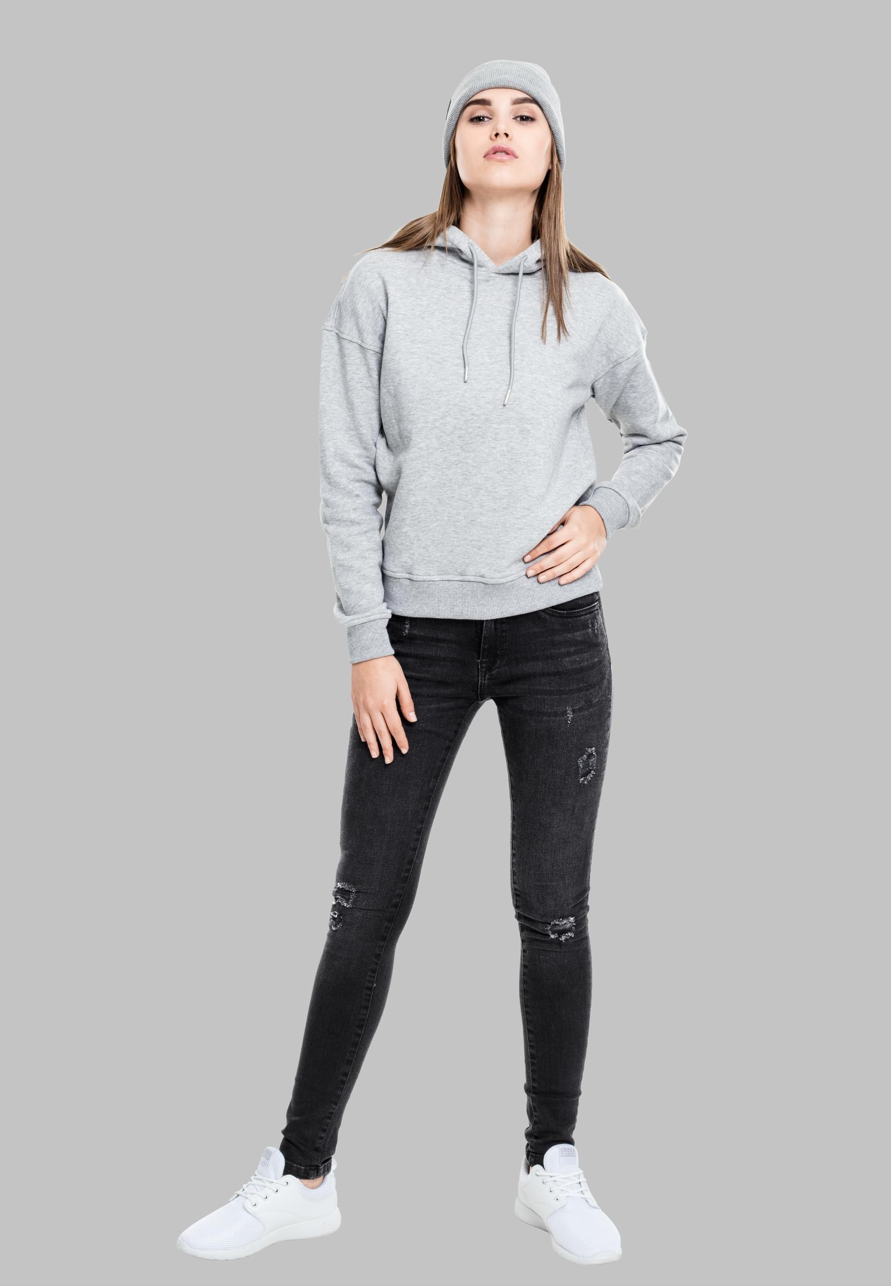 URBAN CLASSICS Kapuzenpullover »Urban Classics Damen Ladies Hoody«, (1 tlg.)