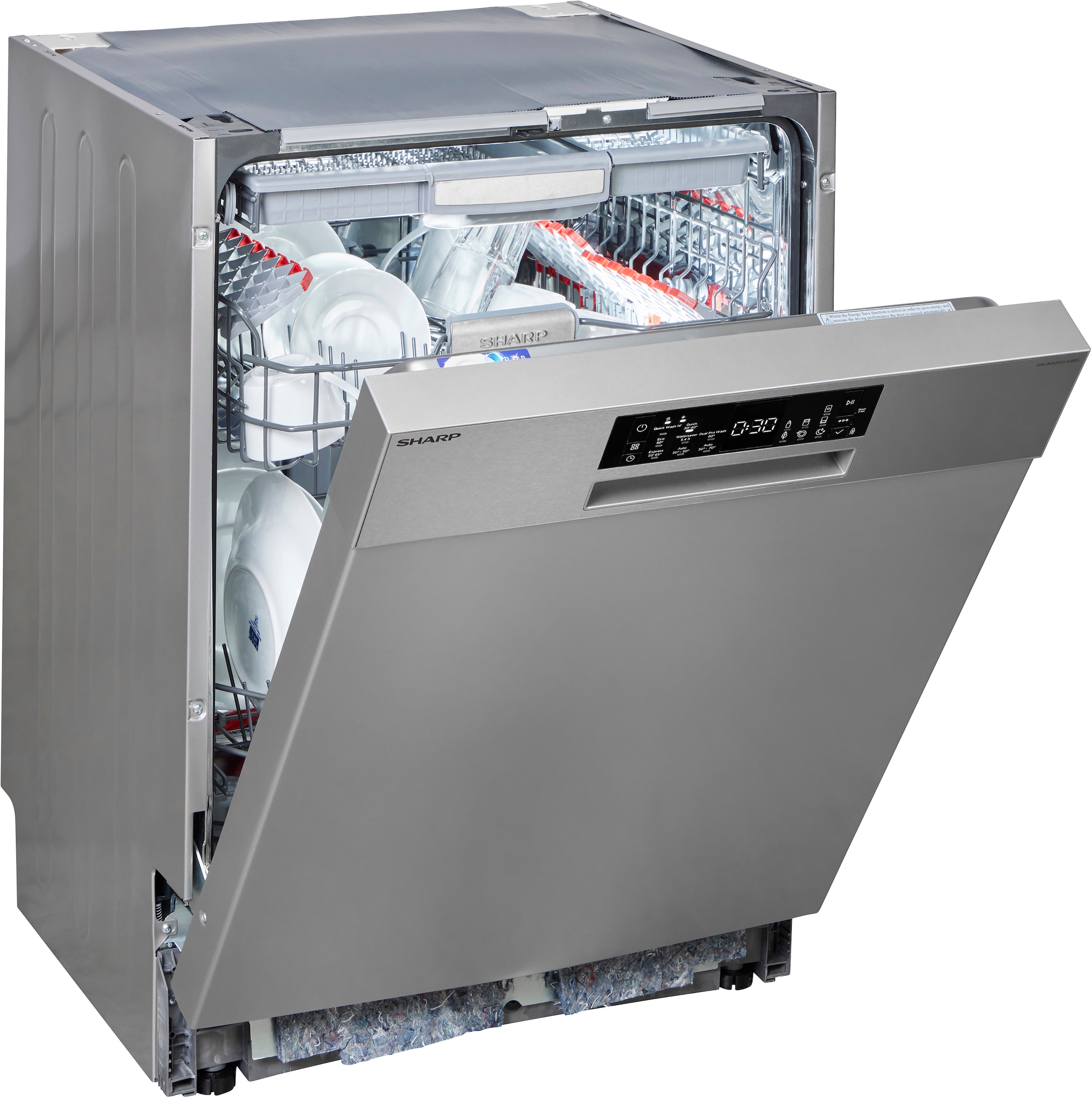 Sharp Unterbaugeschirrspüler »QW-NA25GU44BS-DE« 14 Maßgedecke