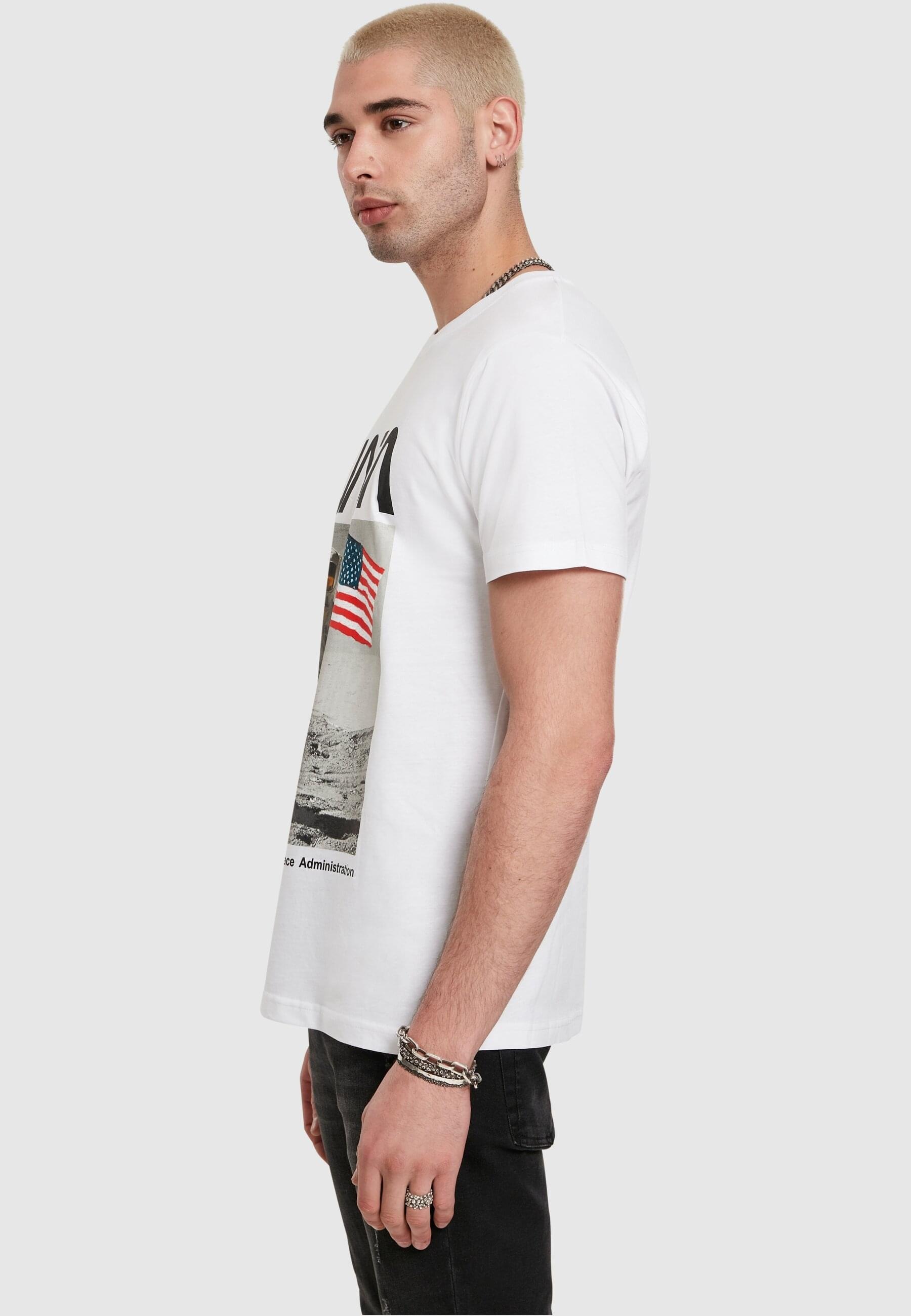 MisterTee Kurzarmshirt »MisterTee Herren NASA Moon Man Tee«, (1 tlg.)