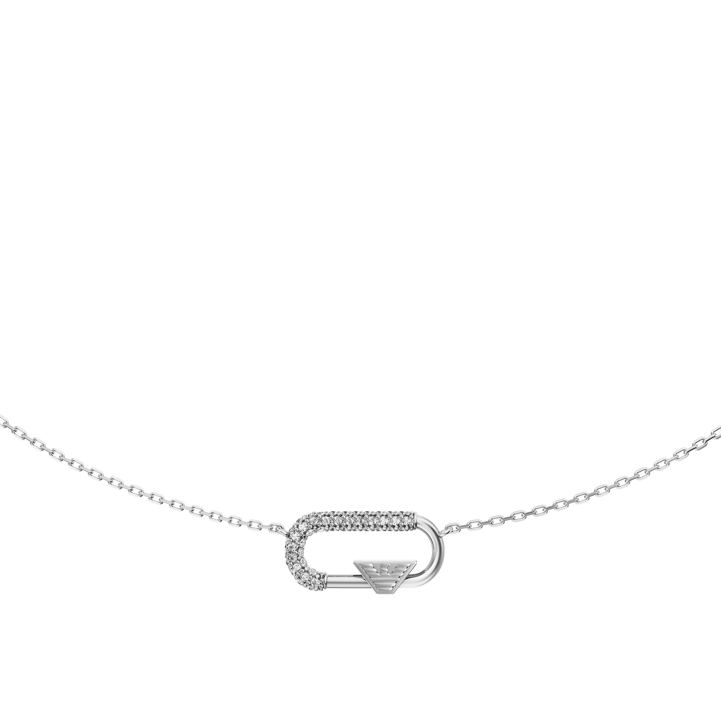 Emporio Armani Kette mit Anhänger mit Zirkonia (synth.)