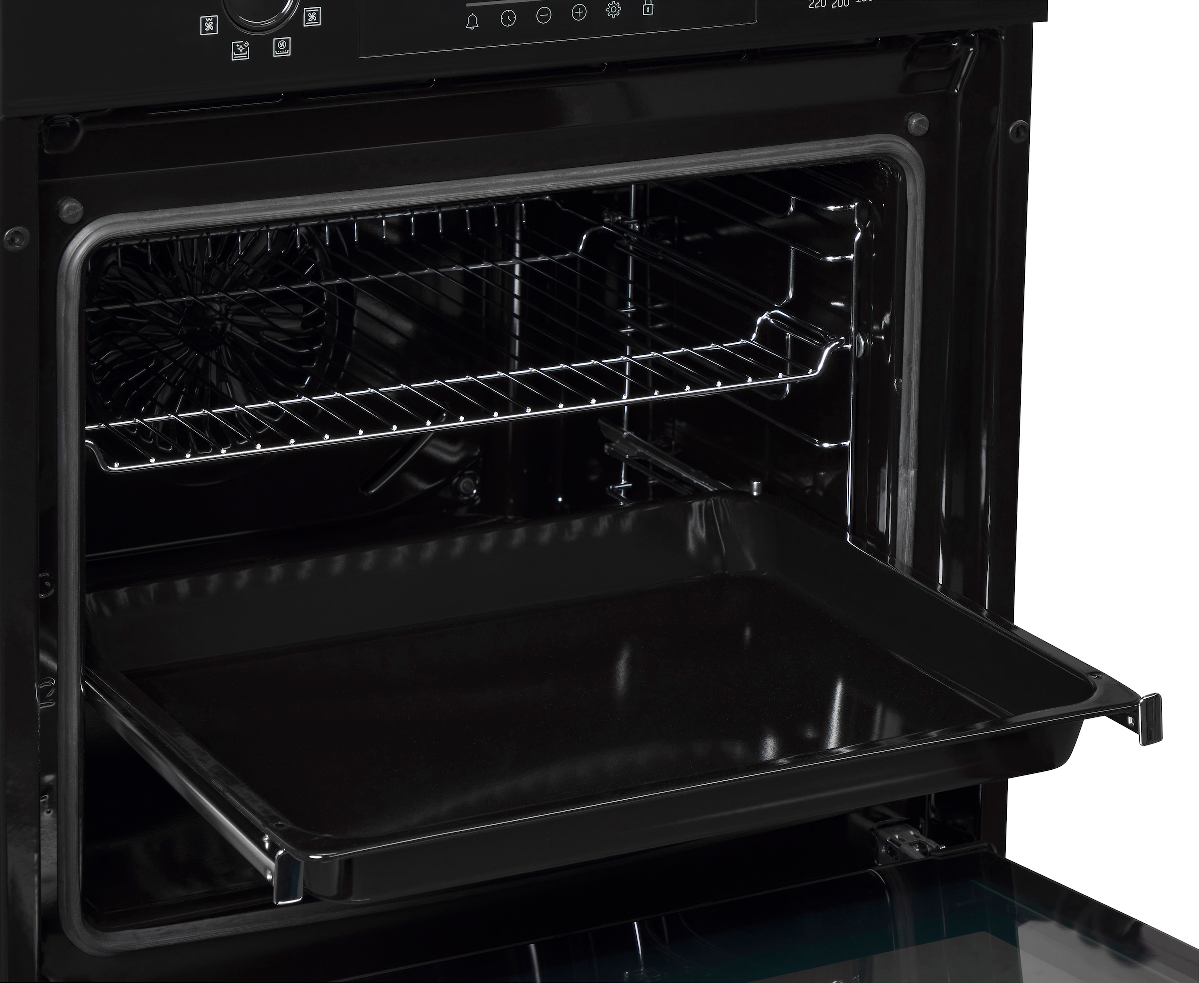 BEKO Elektro-Herd-Set »BBSM11340B« mit 1-fach-Teleskopauszug AeroPerfect