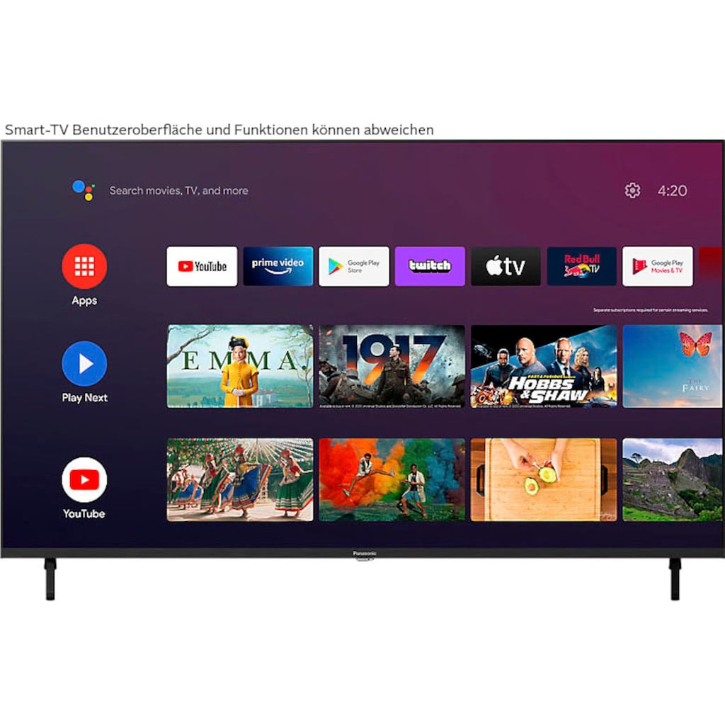 Panasonic LED-Fernseher »TX-55LXW834«, 139 cm/55 Zoll, 4K Ultra HD, Smart-TV-Android TV