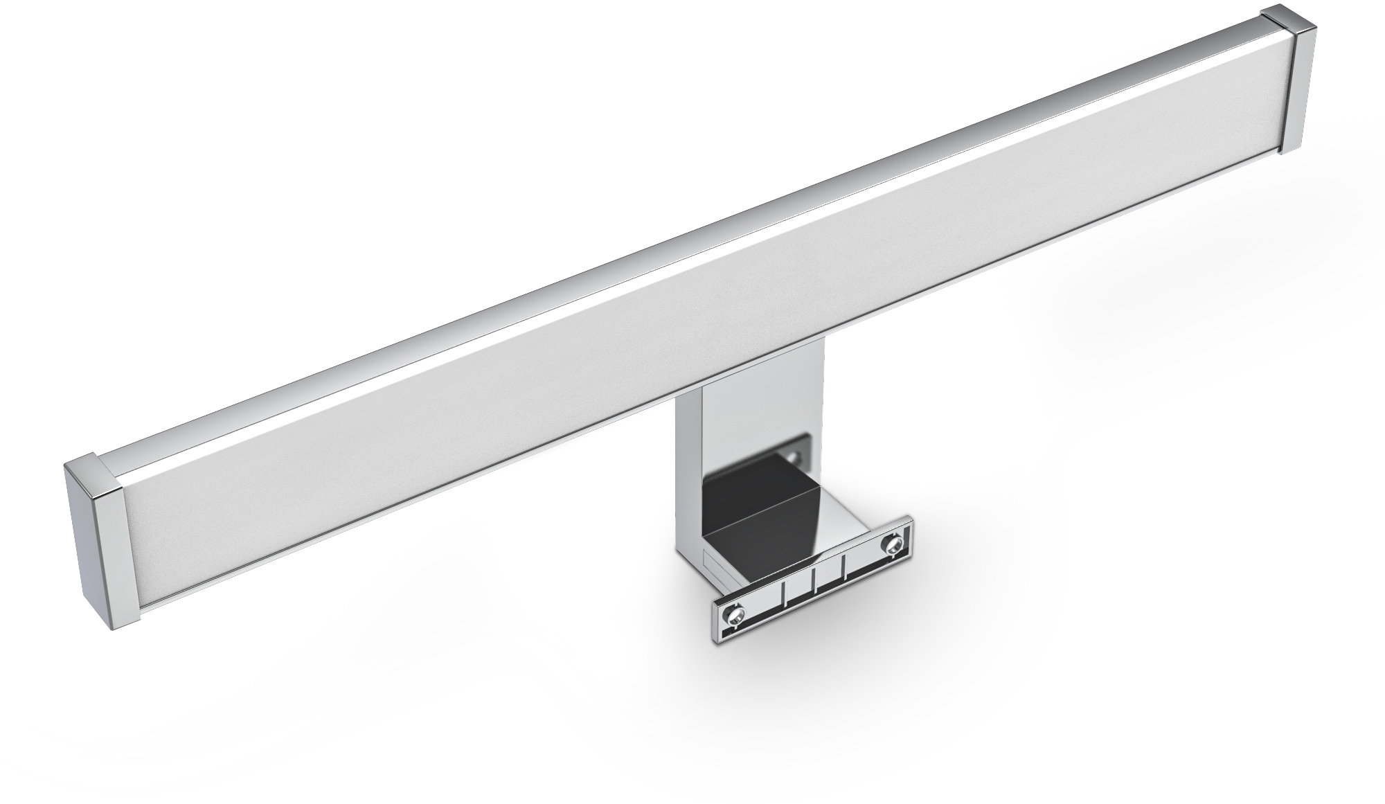 B.K.Licht Spiegelleuchte, 1 flammig-flammig, Spiegellampe, Badlampe, Schminklicht, neutral-weiß, 600 Lumen, IP44