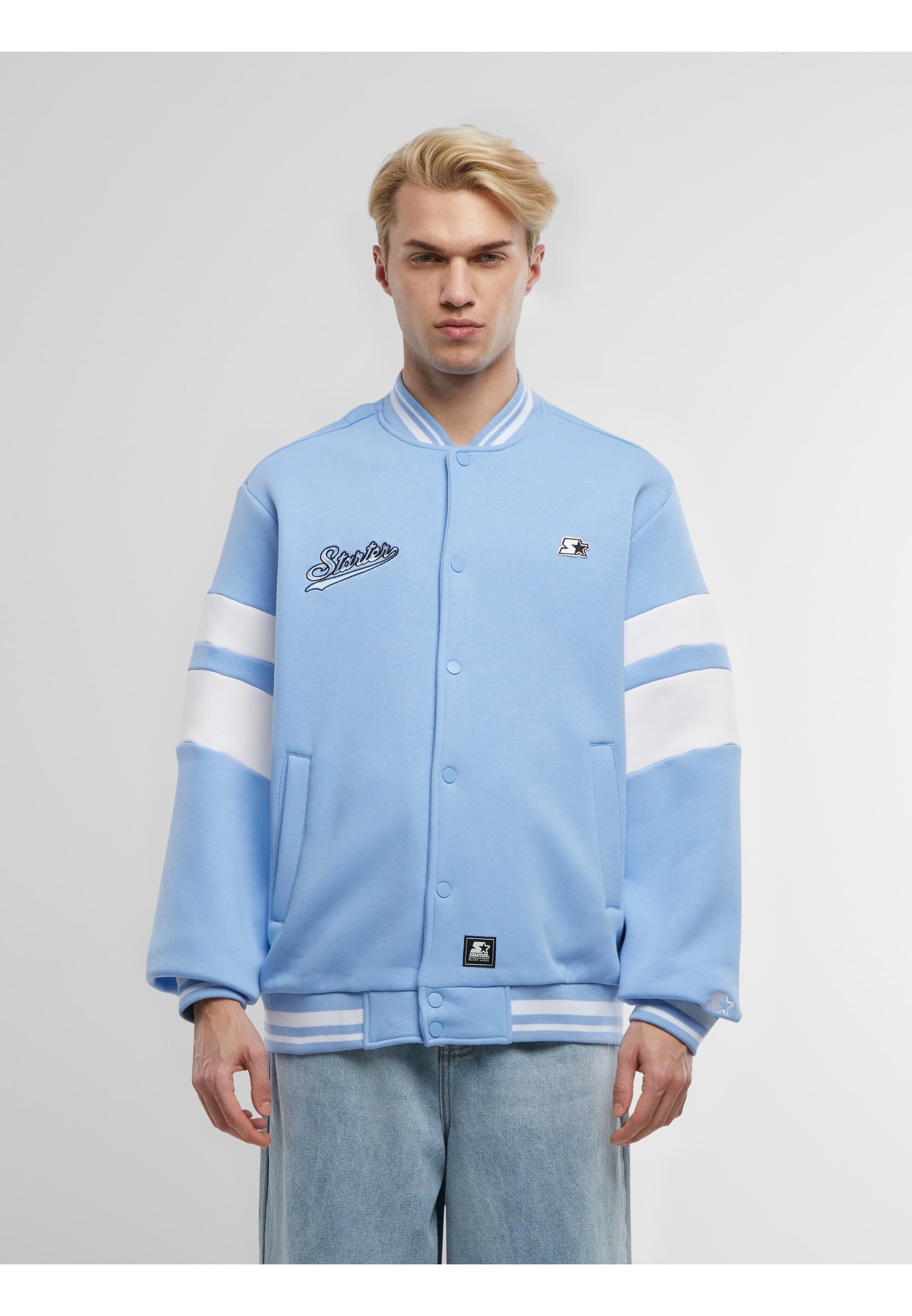 Starter Black Label Collegejacke »Starter Black Label Starter Sweat College Jacket« 1 Stk. tlg. ohne Kapuze