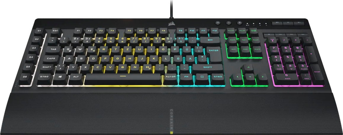 Gaming-Tastatur »K55 RGB PRO«, (Ziffernblock-USB-Anschluss-Fn-Tasten)