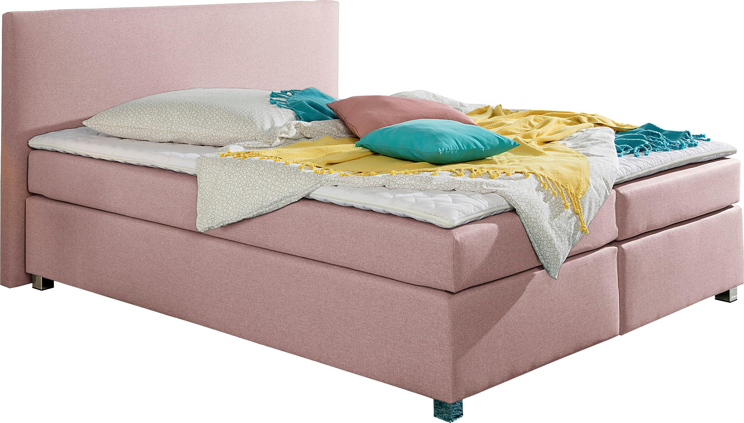 Home affaire Boxspringbett "Eliana" inkl. Topper, in 4 Breiten, 3 Matratzen günstig online kaufen