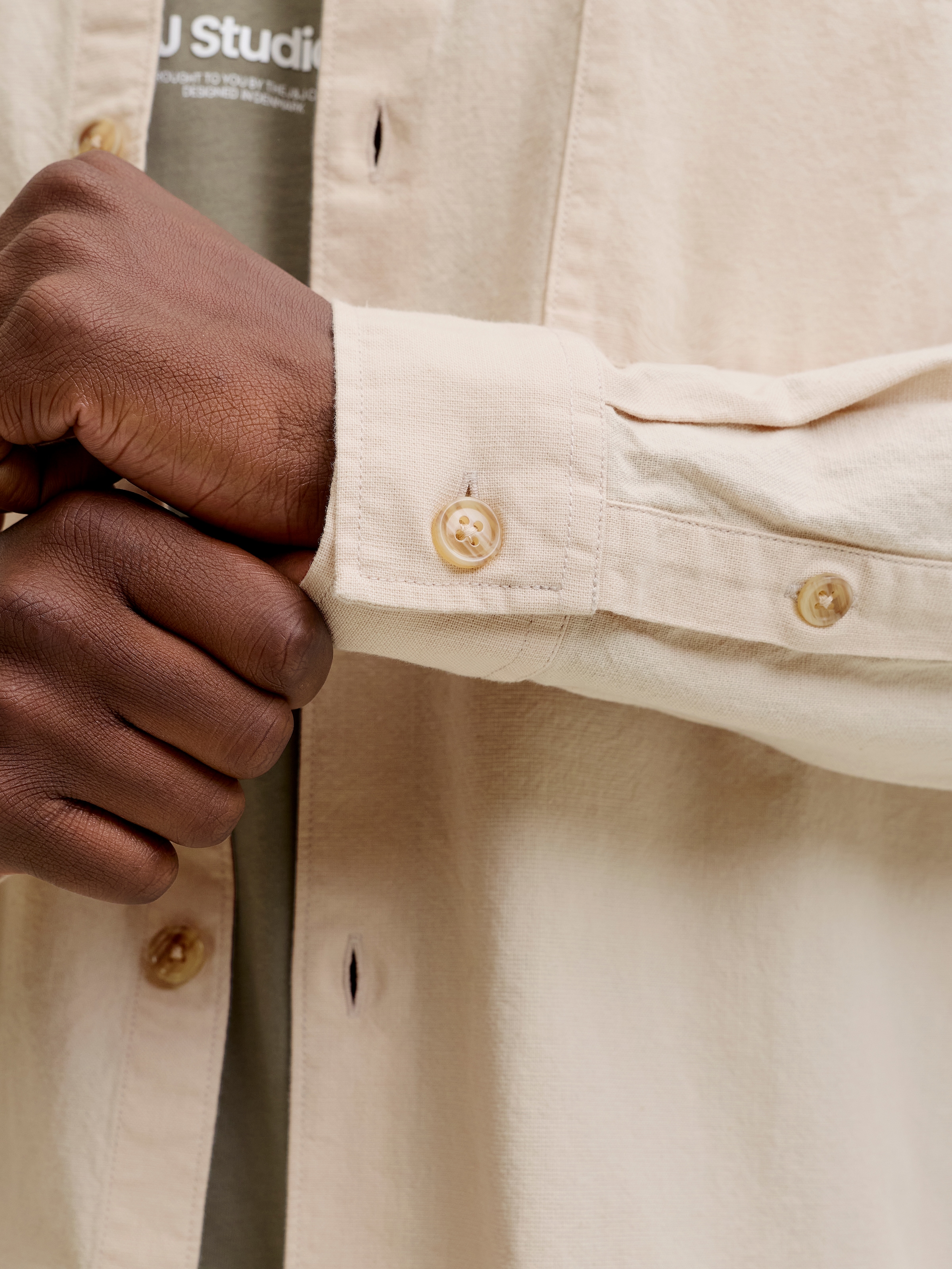 Jack & Jones Langarmhemd »JJETRISTAN OVERSHIRT LS SN« mit Knopfleiste