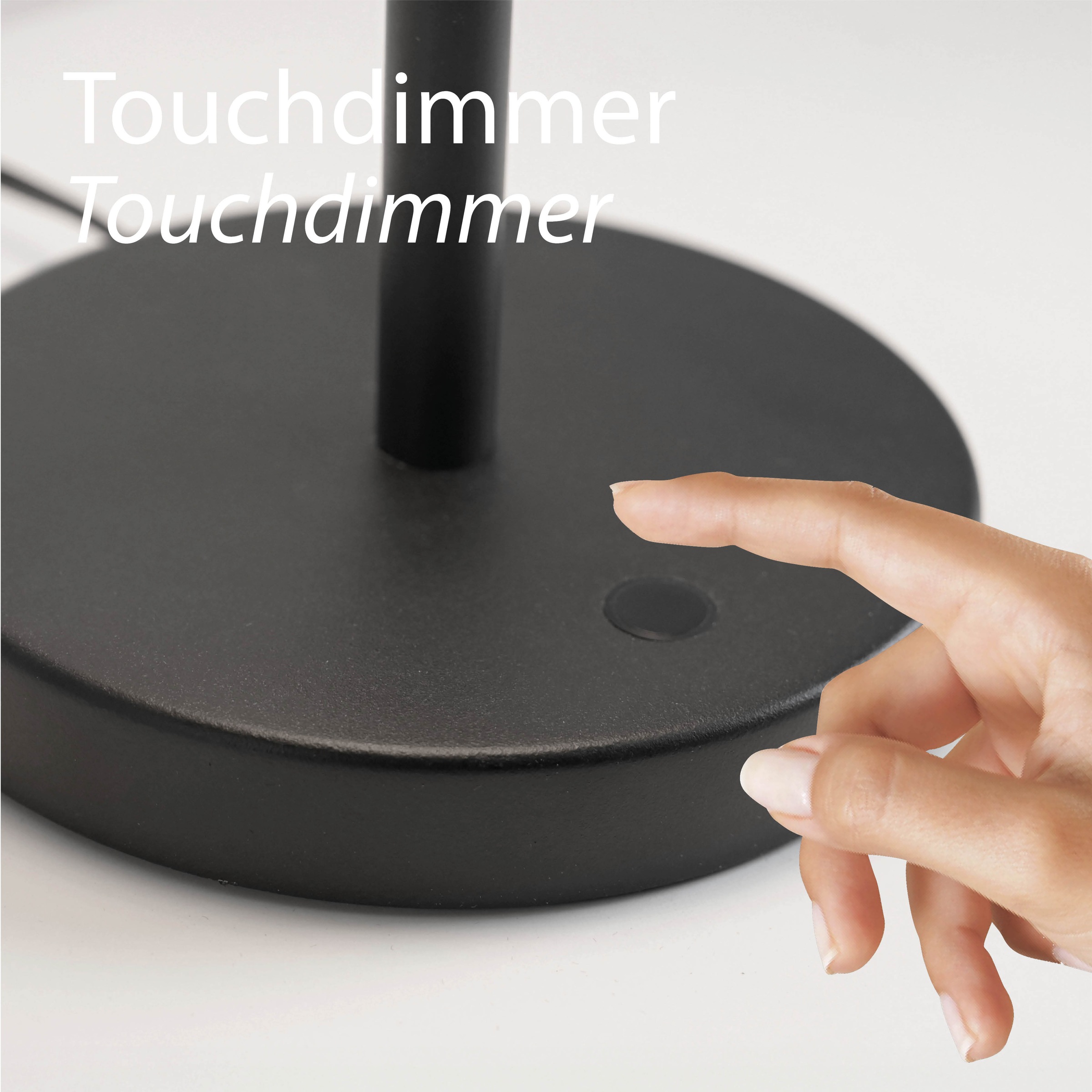 SCHÖNER WOHNEN-Kollektion LED Tischleuchte »ELMO« LED-Board 1 Stk. Warmweiß SCHÖNER WOHNEN Kollektion, Touchdimmer, Memoryfunktion