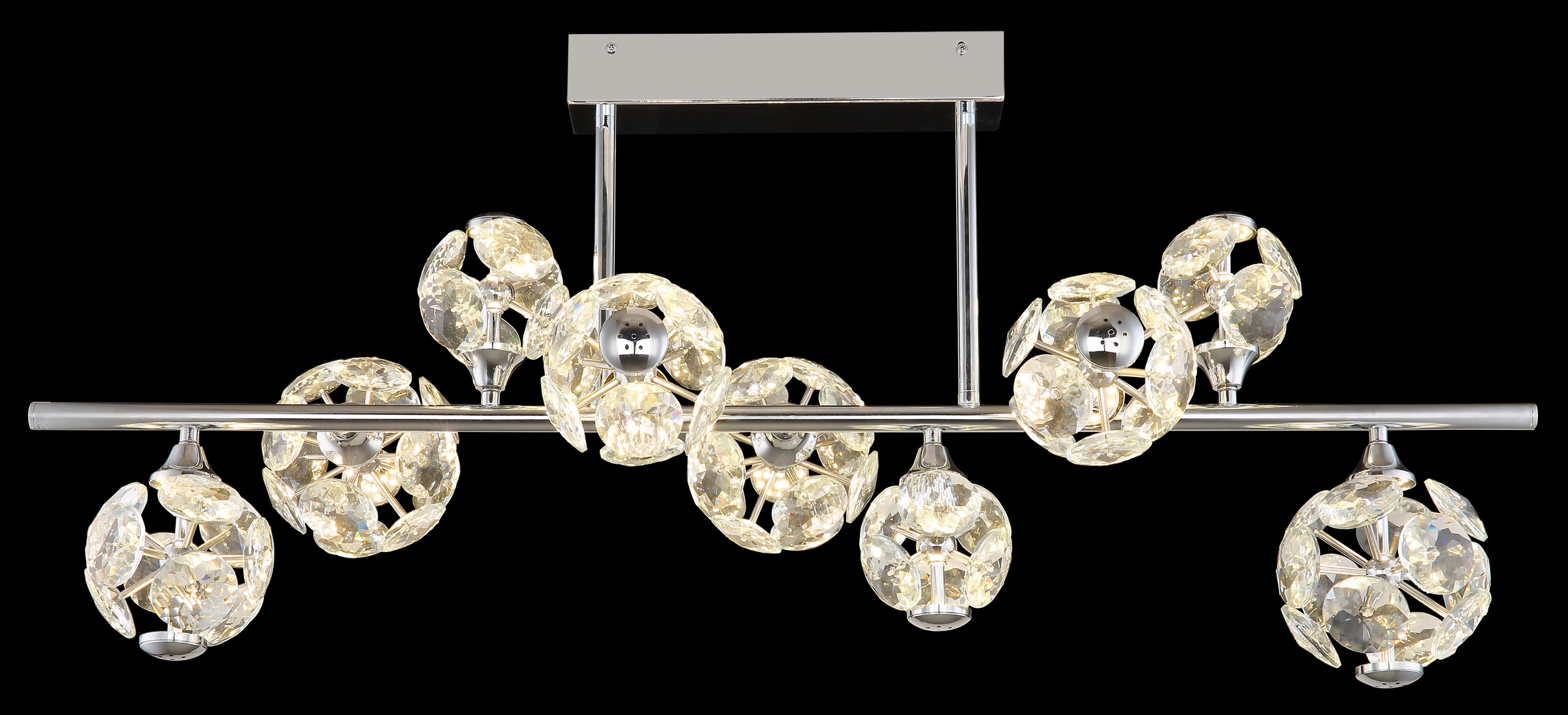 GLOBO LIGHTING Deckenleuchte »VIRINA« LED-Modul 1 Stk. Warmweiß Deckenlampe Wohnzimmer-Leuchte Schlafzimmer-Leuchte Flur Küche