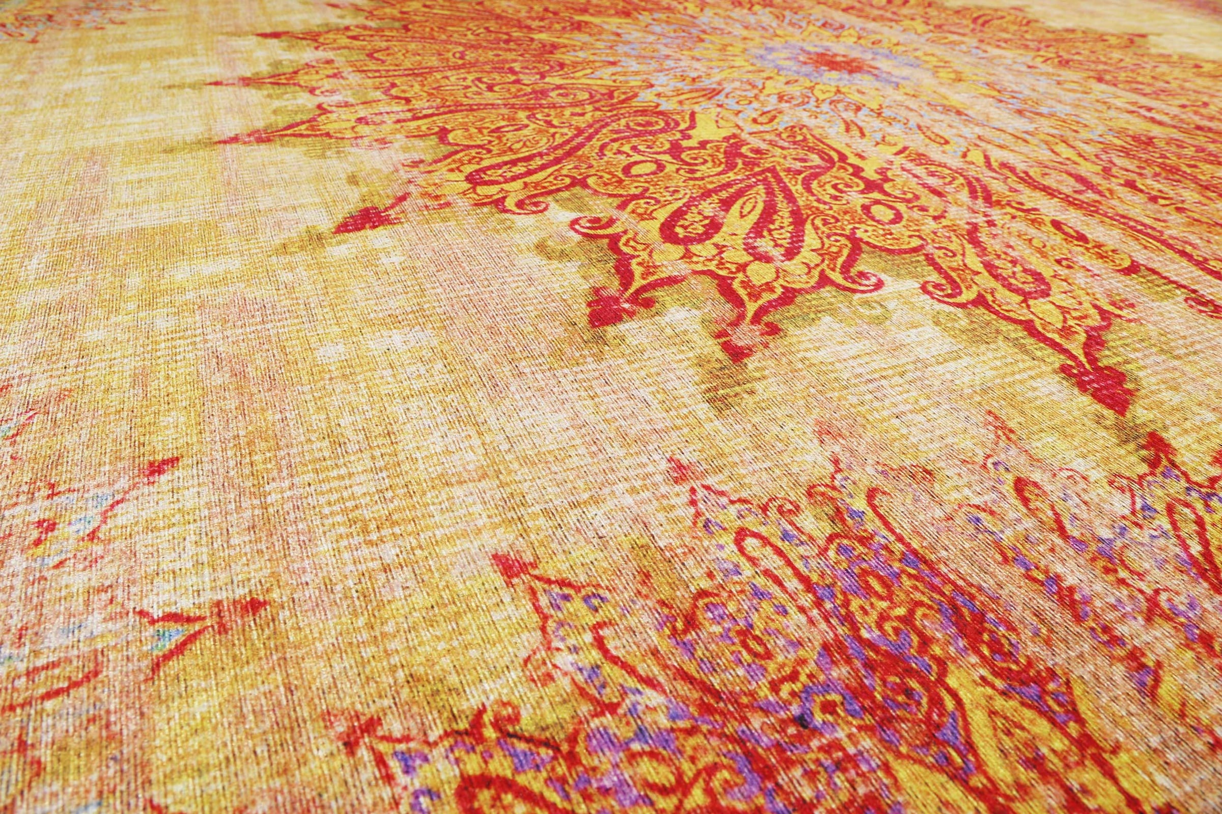 Wecon home Teppich »Rooftop« rechteckig 6 mm Höhe Vintage, Baumwolle, Kurzflor, Wohnzimmer, Schlafzimmer, Orient