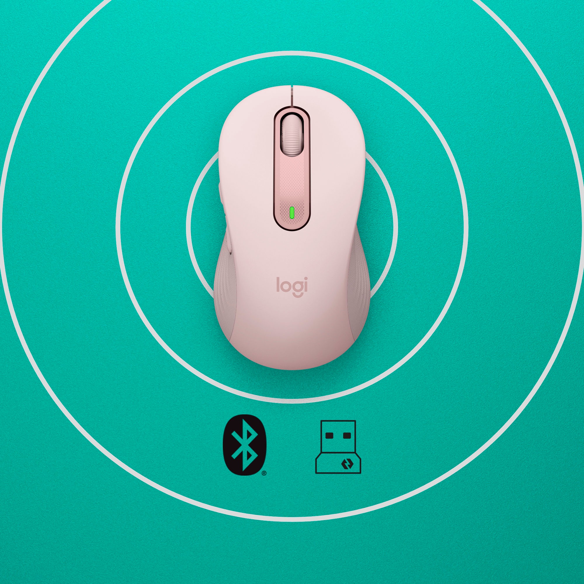 Logitech Maus »Signature M650«, RF kabellos + Bluetooth