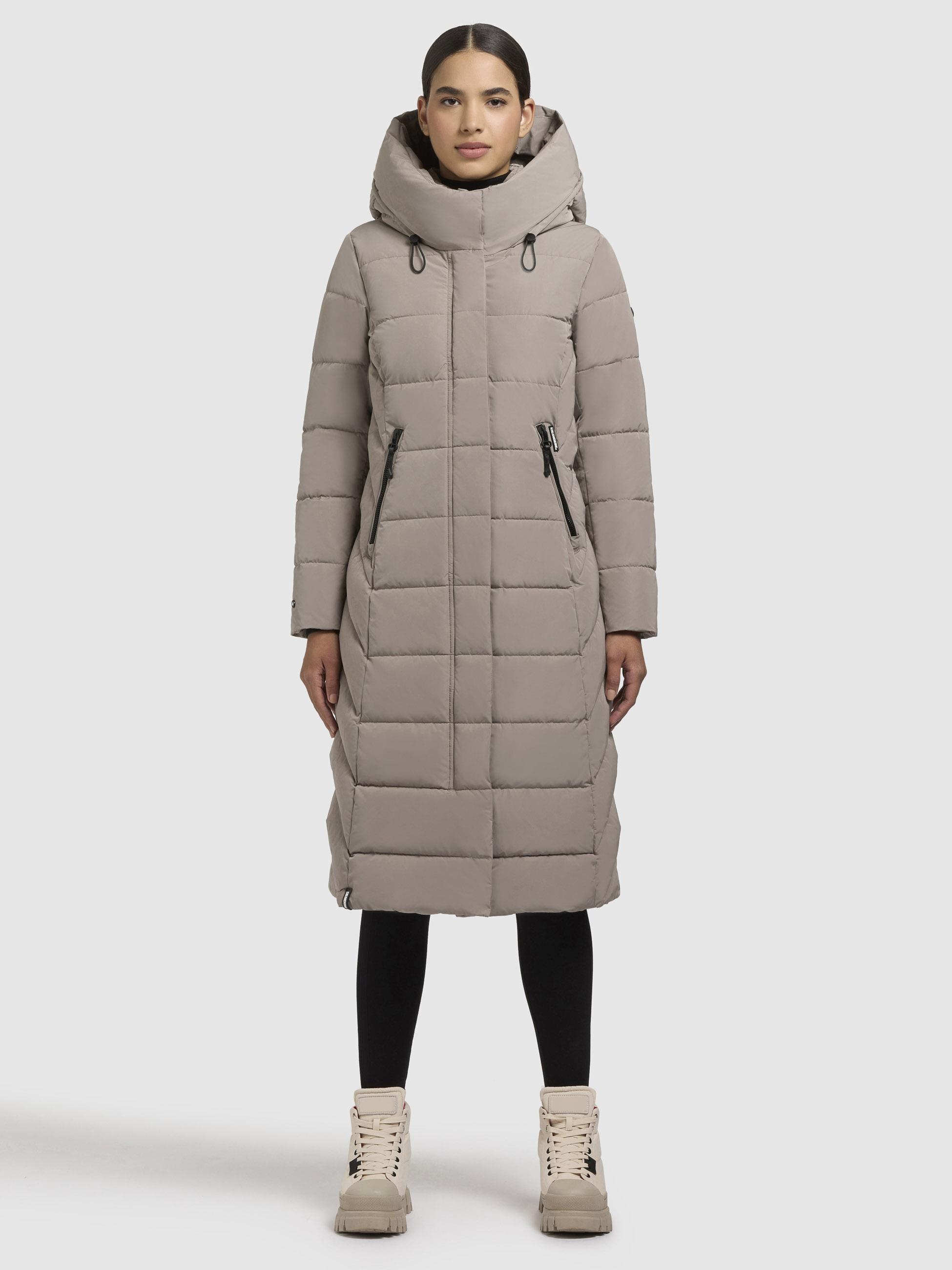 khujo Wintermantel »Sensy-YM« Warmer Steppmantel mit Kapuze