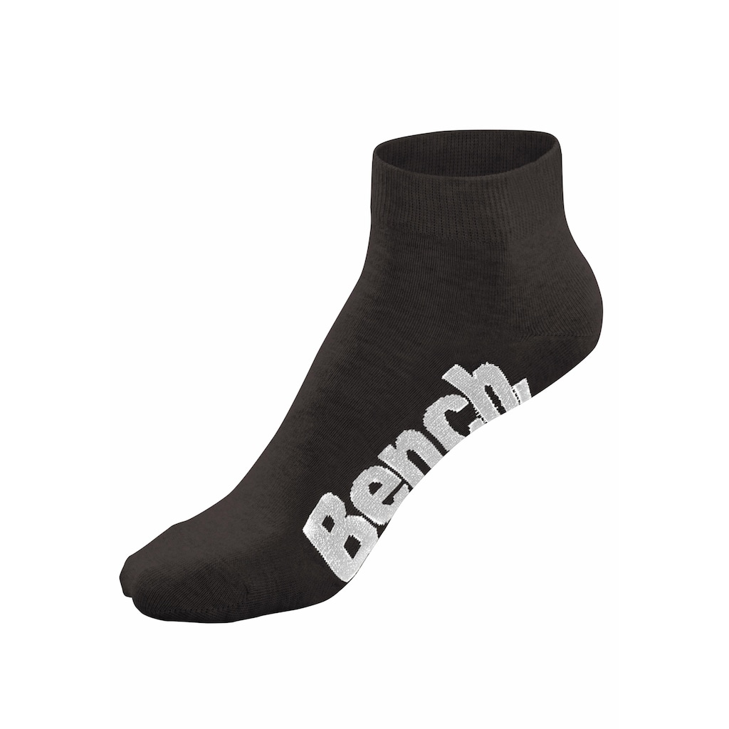 Bench. Kurzsocken, (Set, 6 Paar), mit komfortablem Rippbündchen