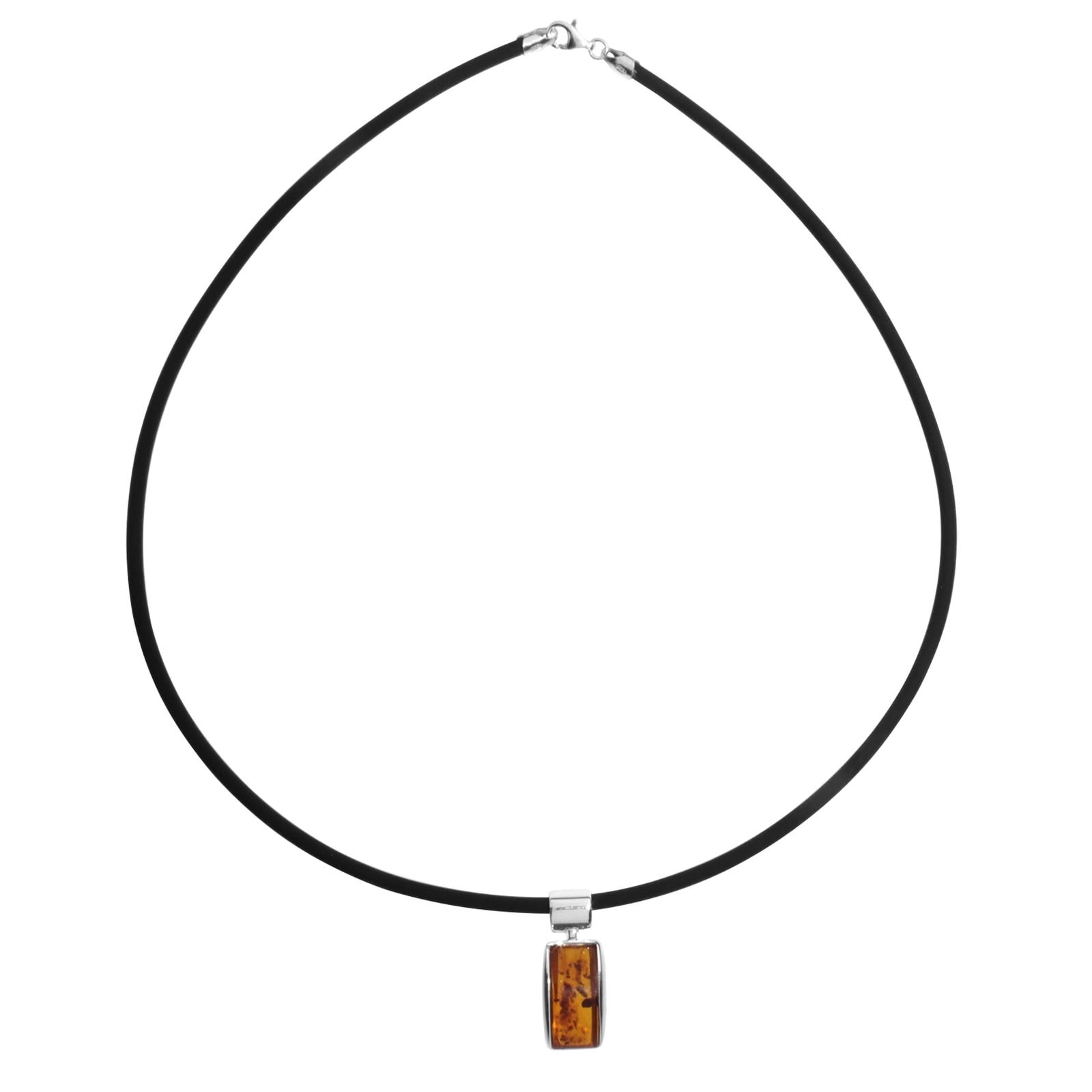 OSTSEE-SCHMUCK Halsreif »Ostsee-Schmuck Halsreif mit Anhänger Feikje - Kautschukreif«, (2 tlg.)