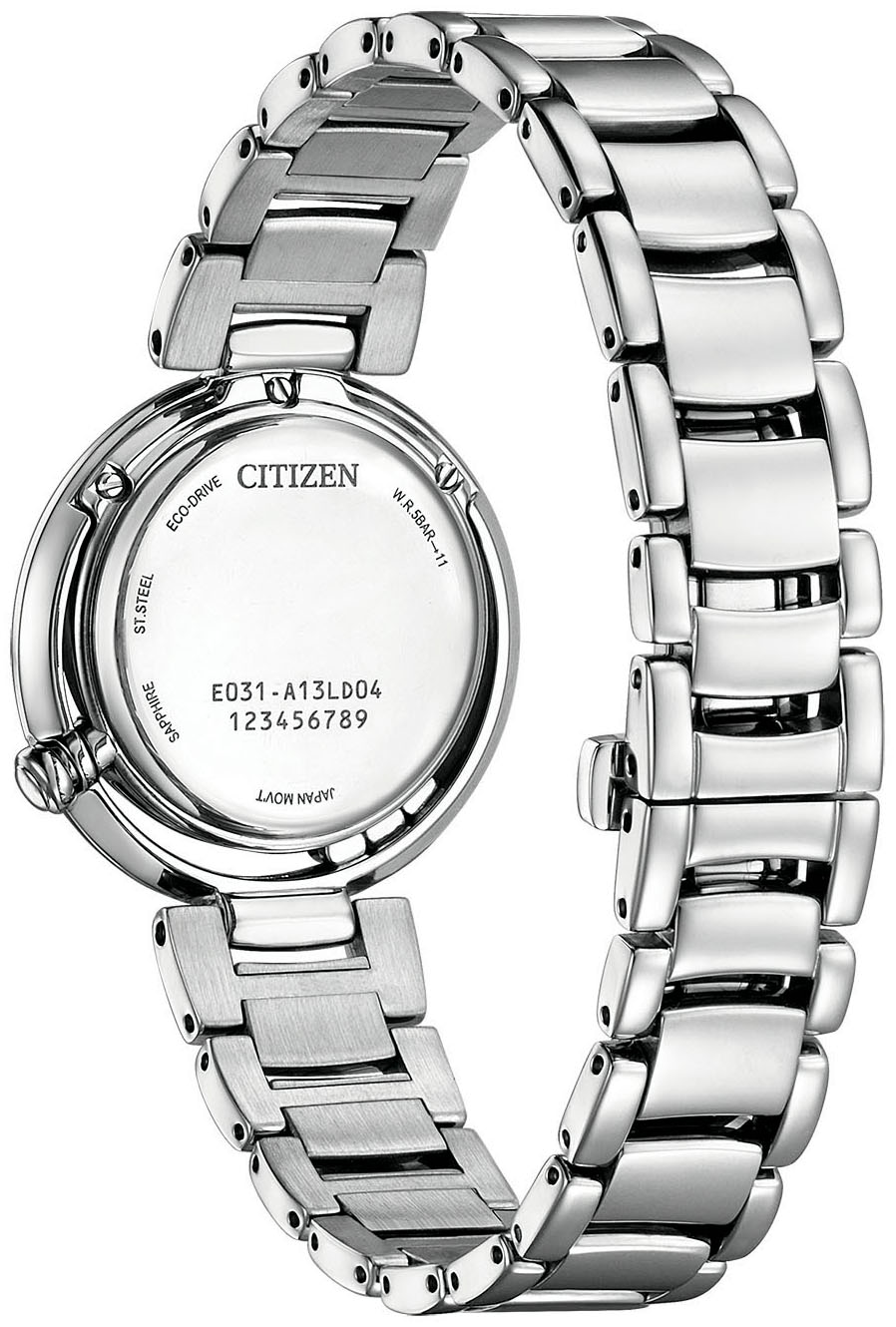 Citizen Solaruhr, Armbanduhr, Damenuhr, mit Diamanten