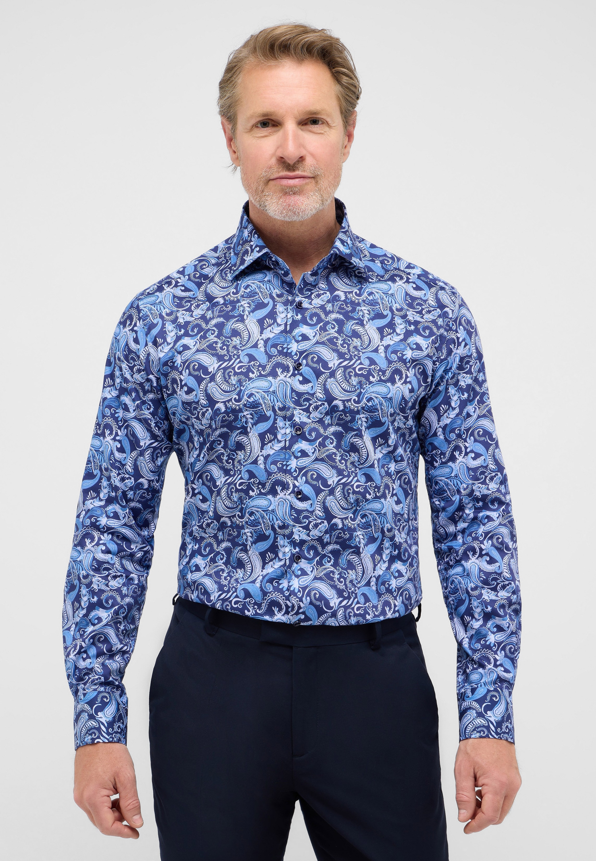 Eterna Langarmhemd "MODERN FIT", NON IRON (bügelfrei) günstig online kaufen