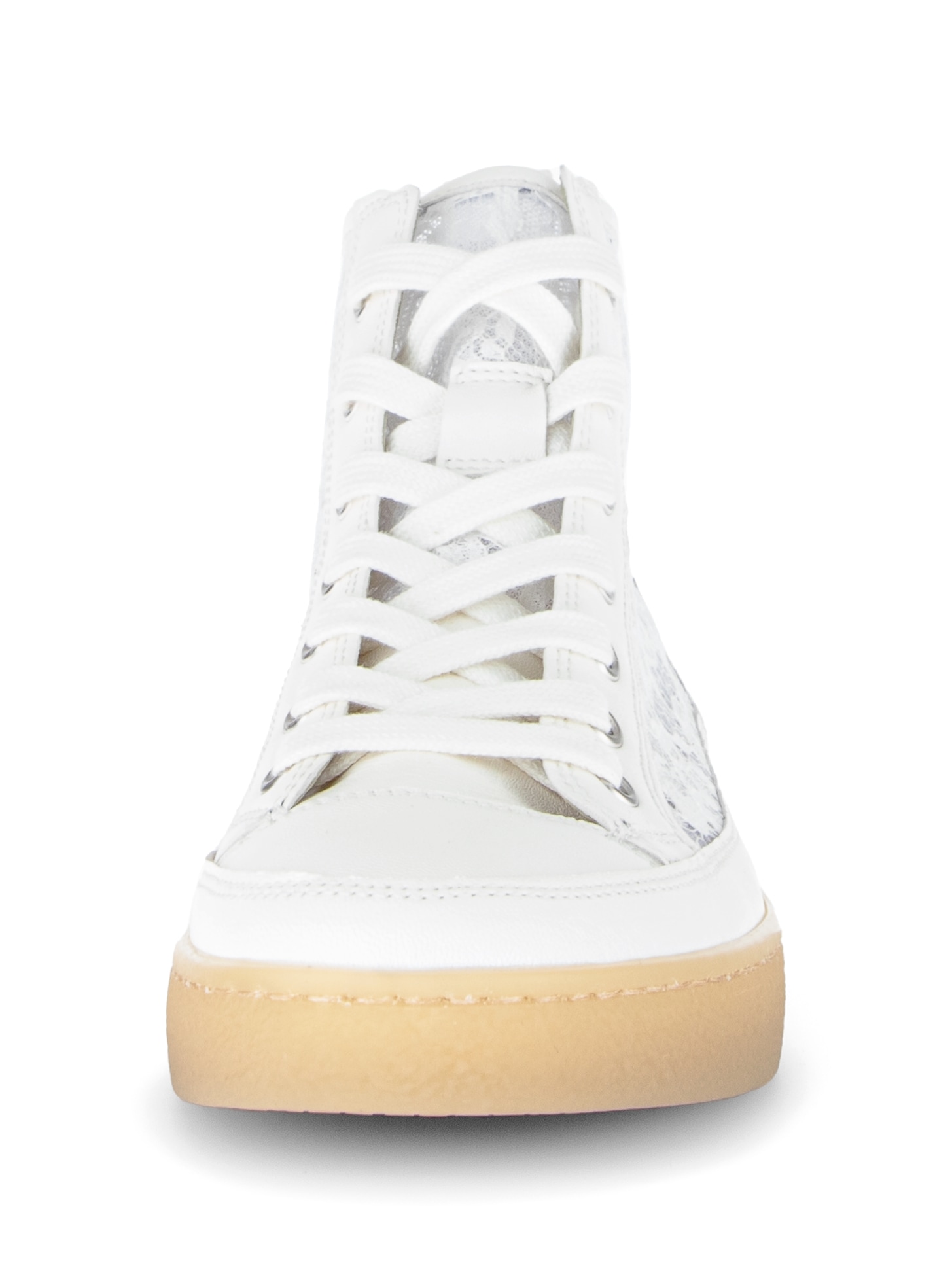Gabor Plateausneaker  , Schnürschuh, Freizeitschuh, High-Top-Sneaker mit modischer Stickerei