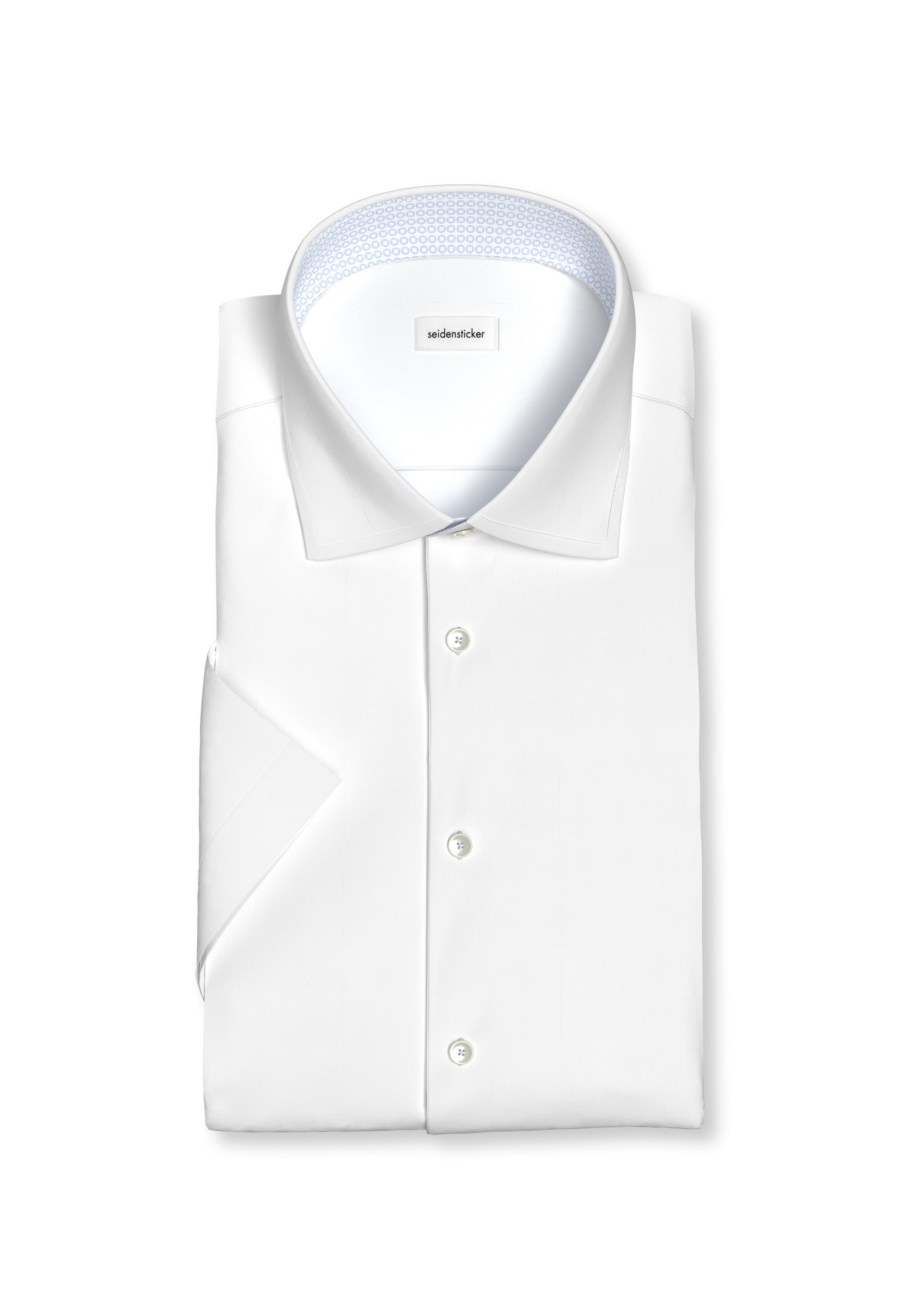 seidensticker Businesshemd »Shaped« Shaped Kurzarm Kentkragen Uni