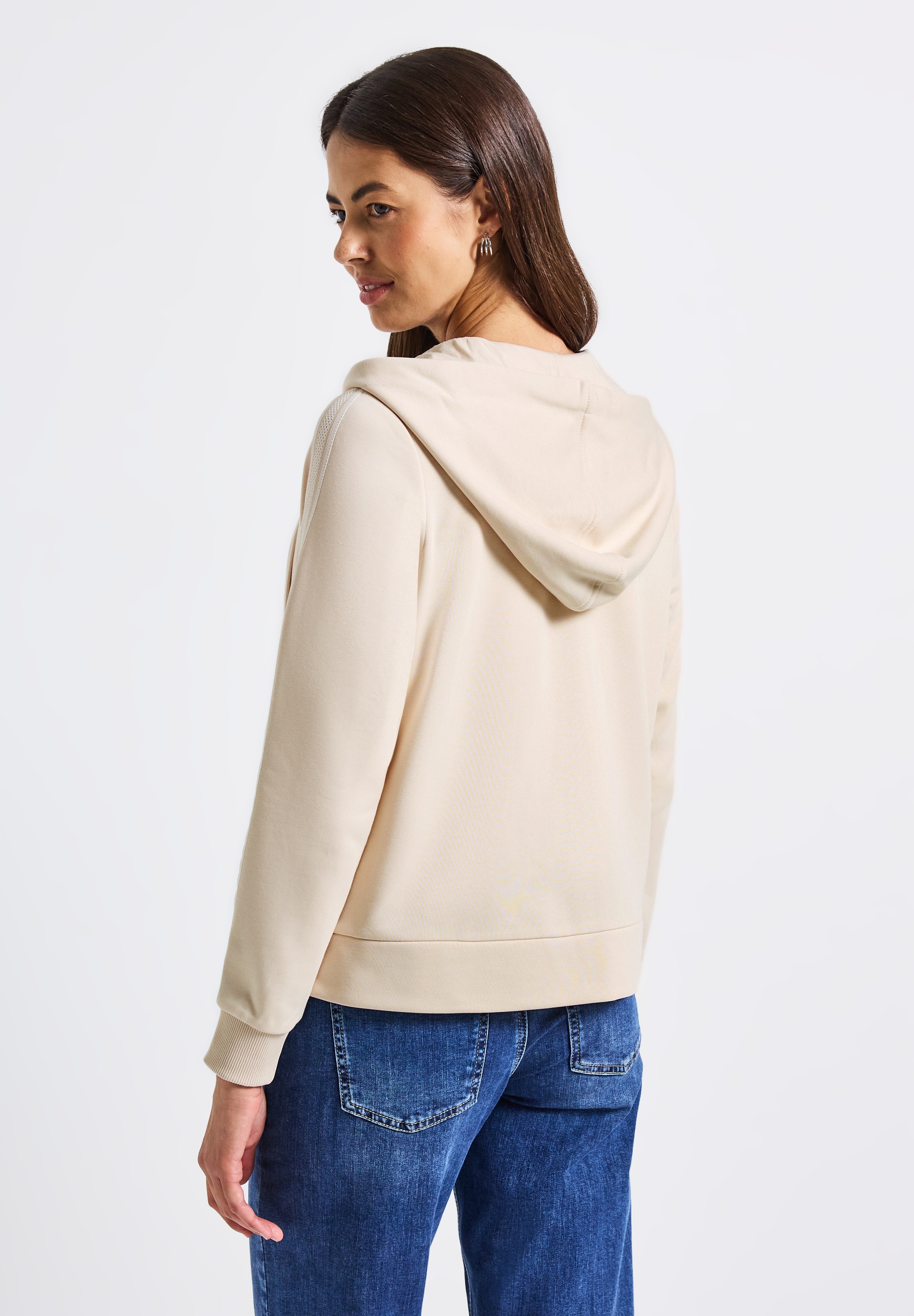STREET ONE Sweatjacke, im soften Baumwoll-Mix günstig online kaufen