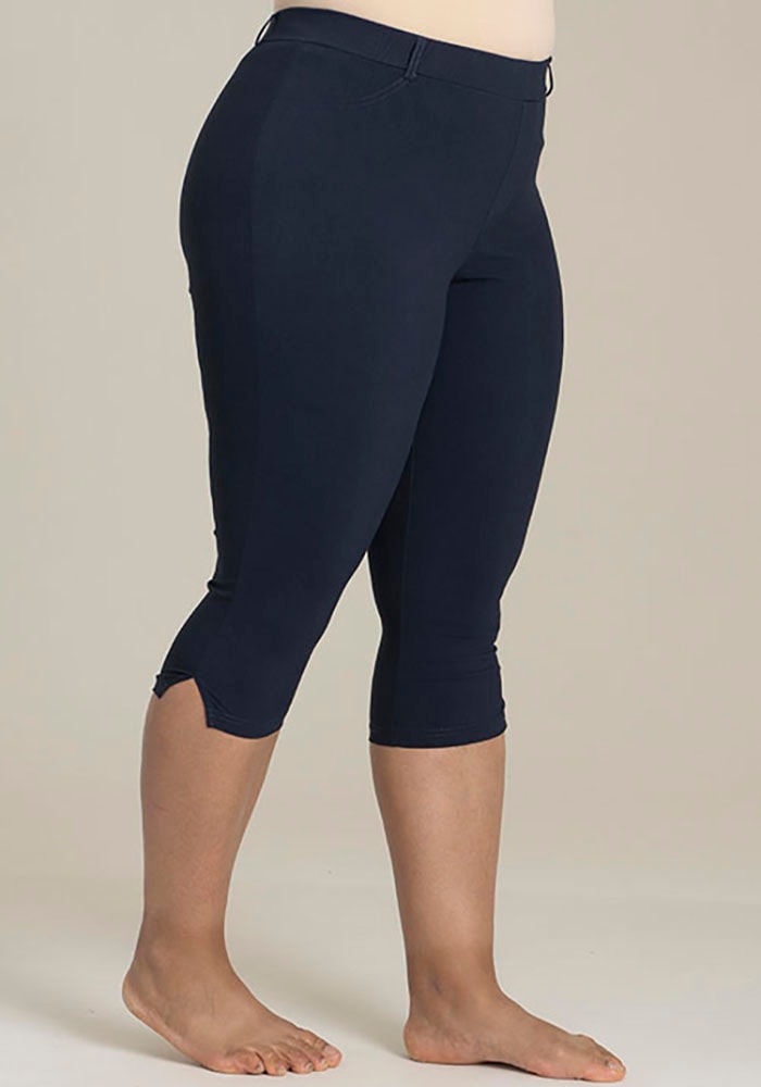 SANDGAARD Caprileggings, mit Elasthan und Schlitz