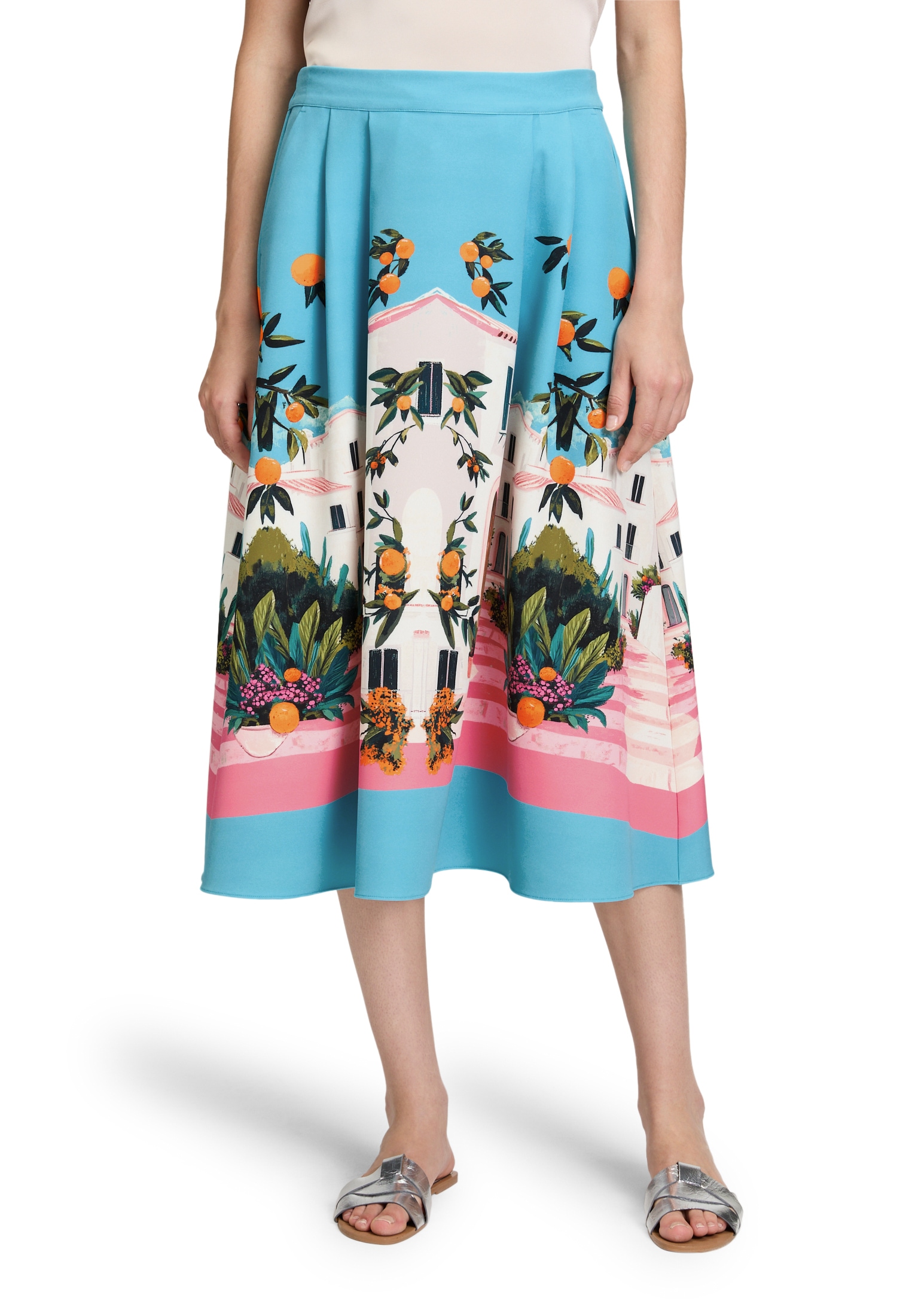 Betty&Co Midirock "Damen mit Print" günstig online kaufen