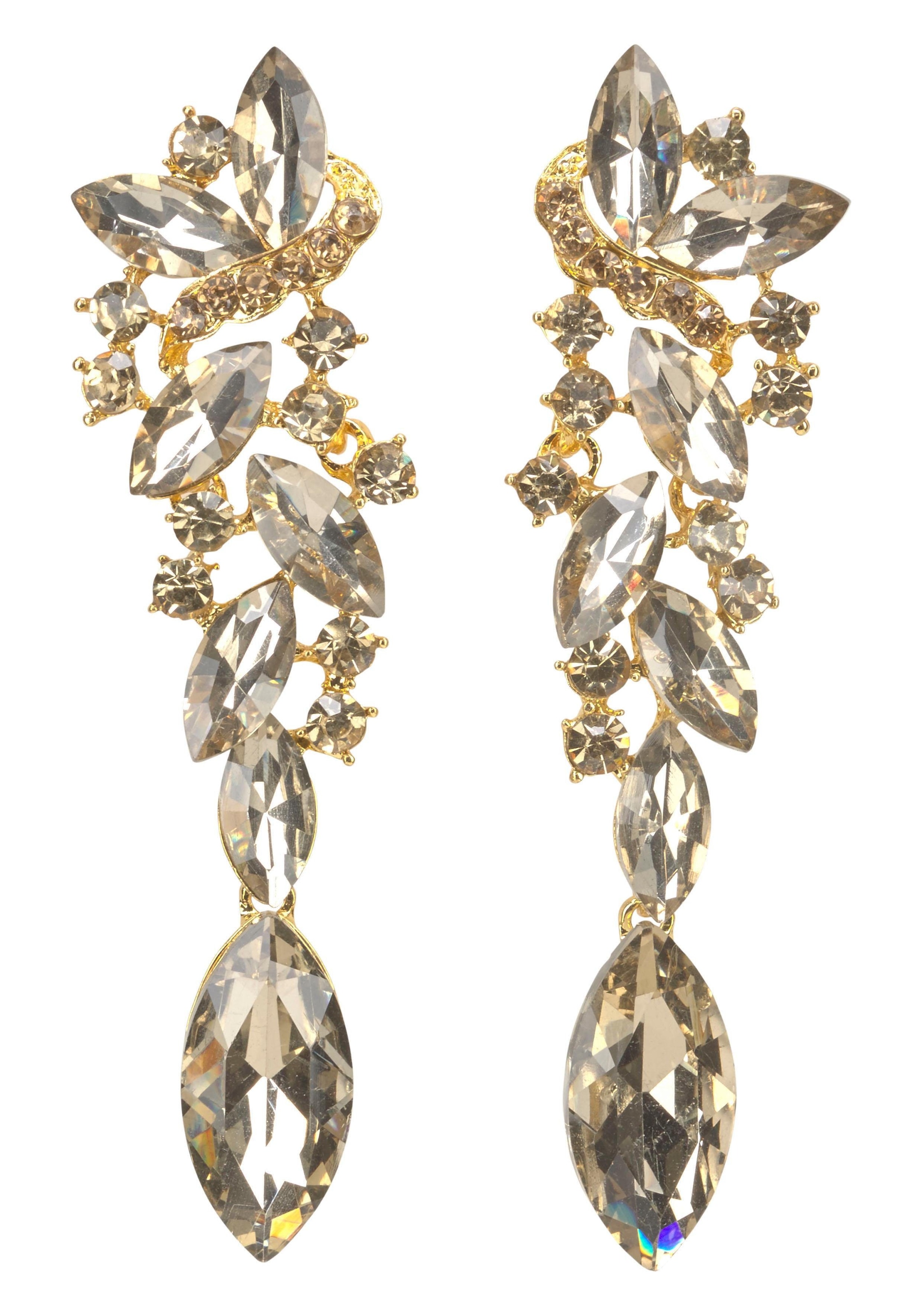 Firetti Paar Ohrstecker »Glamour-Look«, mit Glasstein