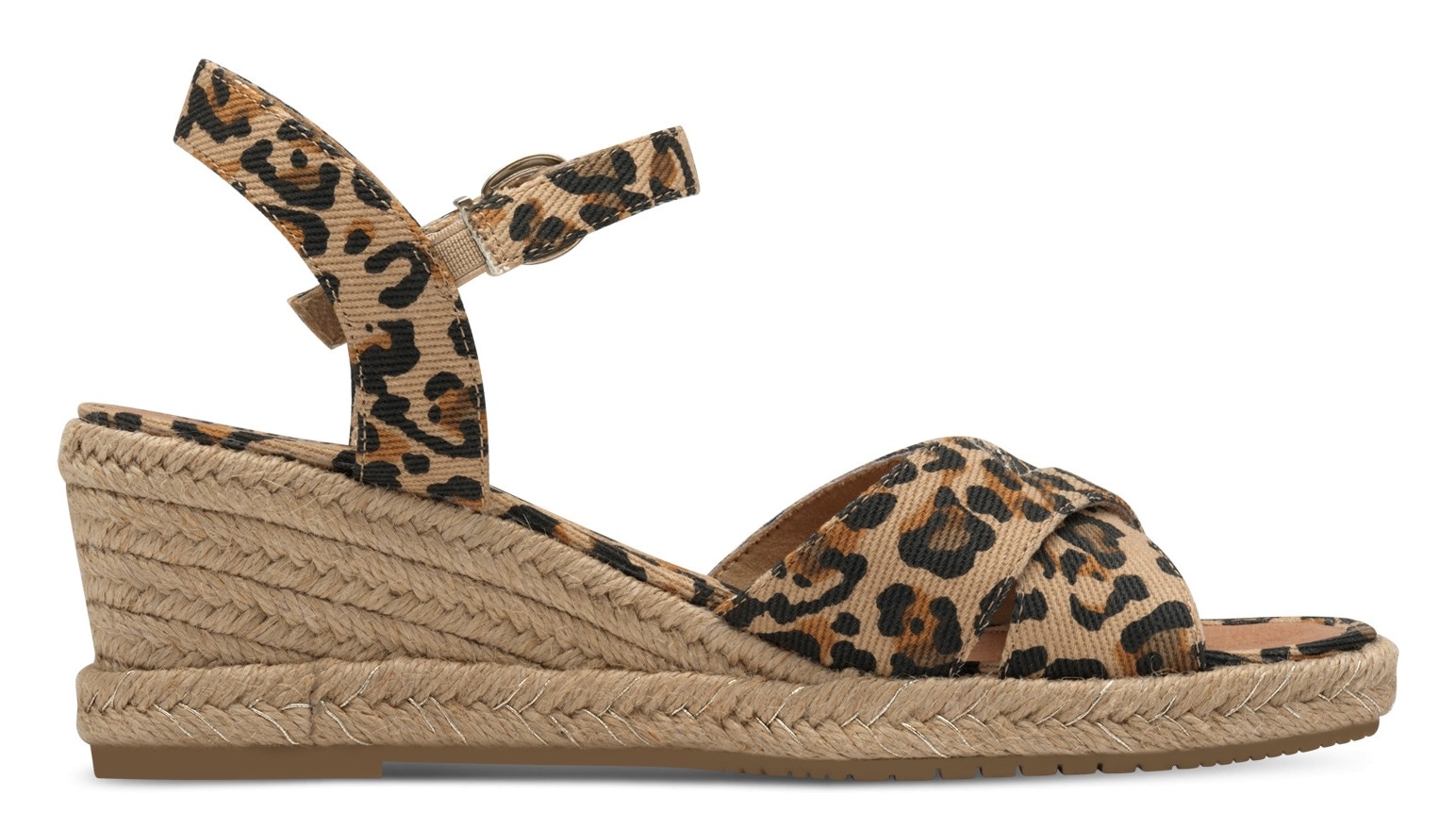 Tamaris Keilsandalette, Riemchensandale, Sommerschuh mit modischer Kreuzbandage