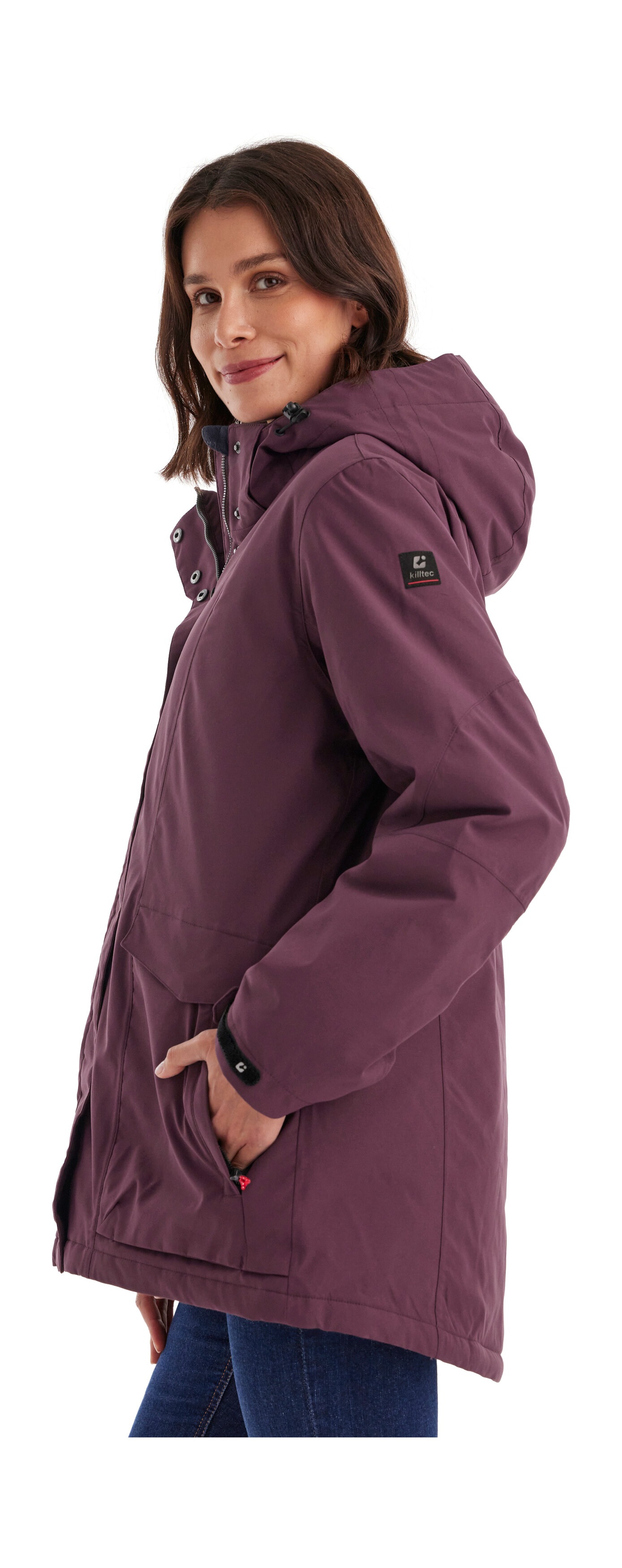 Thumbnail - Killtec Funktionsjacke "Damen Jacke", Wasserdichte, atmungsaktive Damenjacke mit abnehmbarer Kapuze