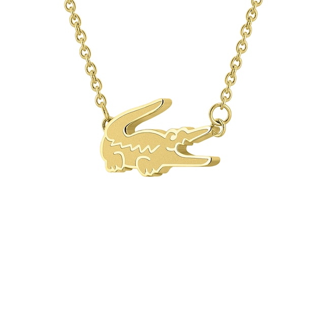 Lacoste Kette mit Anhänger »Schmuck Edelstahl Halsschmuck Halskette  Ankerkette CROCODILE«, mit Lacoste Krokodil - zu Hoodie, Shirt, Polo, Jeans,  Jacke, Sneaker! für kaufen | BAUR