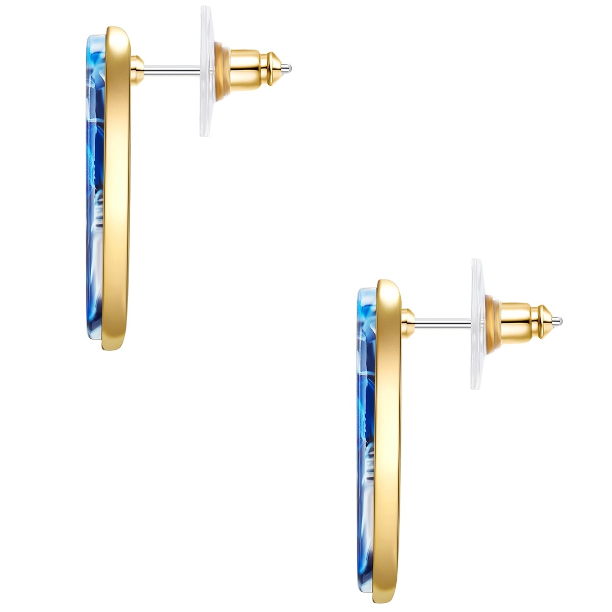 Yokoamii Paar Ohrhänger »Set: AV101« gelb vergoldet