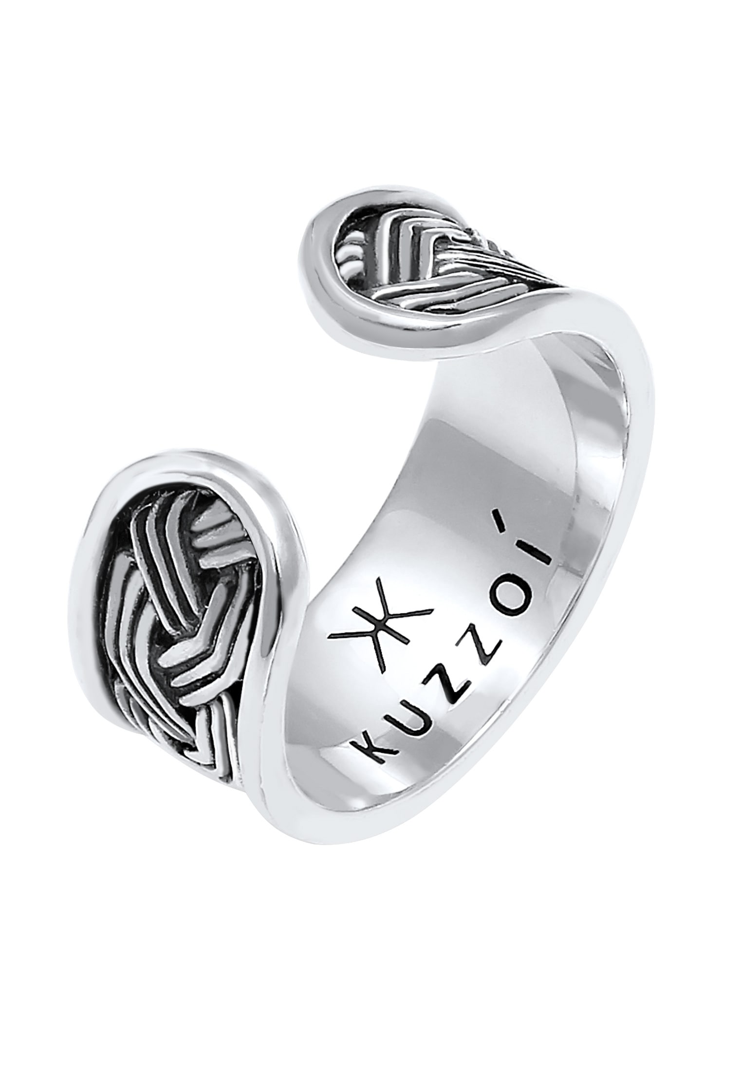 offizielle Verkaufsstelle Kuzzoi Silberring Design Silber« Offen kaufen 925 BAUR Ornament Bandring »Herren 