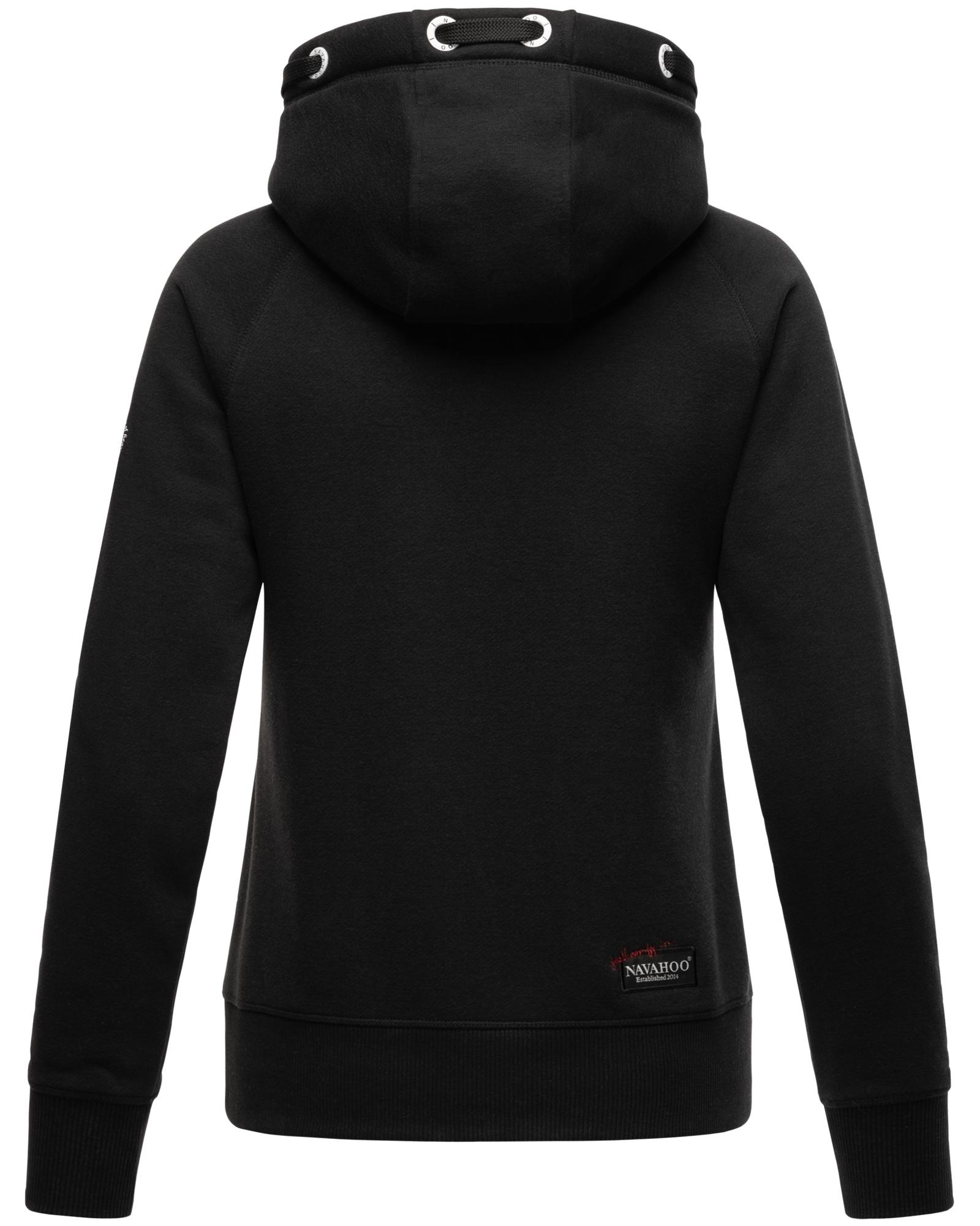 Navahoo Kapuzensweatshirt »Liebesmäuschen«, Kuscheliger Damen Hoodie mit dicken Tunnelzugkordeln