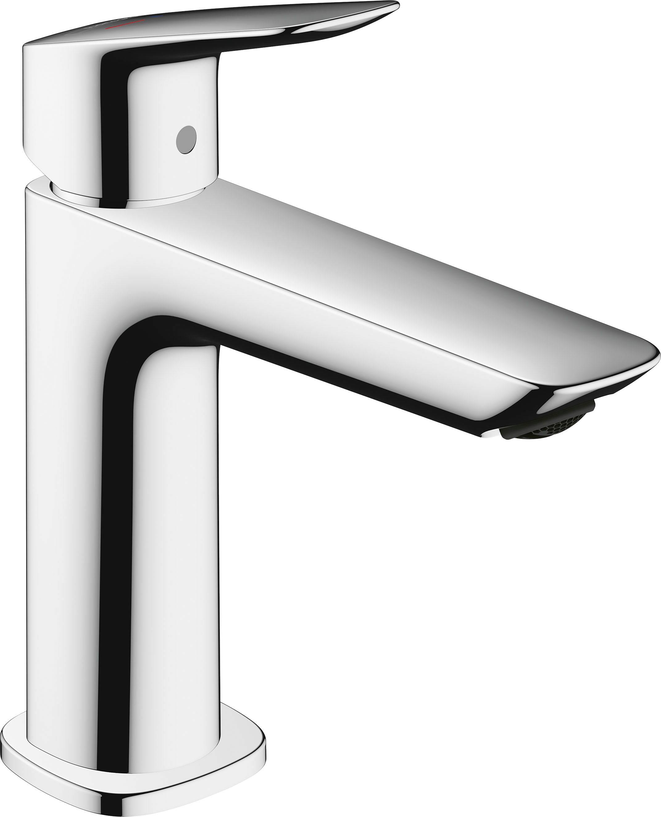 hansgrohe Waschtischarmatur "Logis", 11cm, Fine CoolStart mit Zugstangen-Ablaufgarnitur, chrom