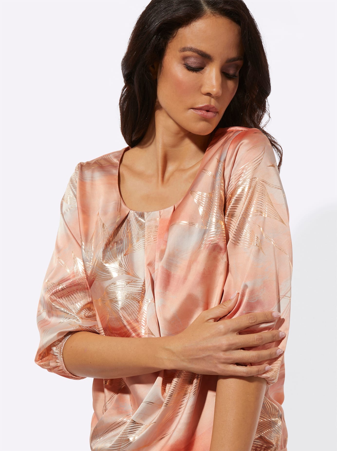 creation L Satinbluse