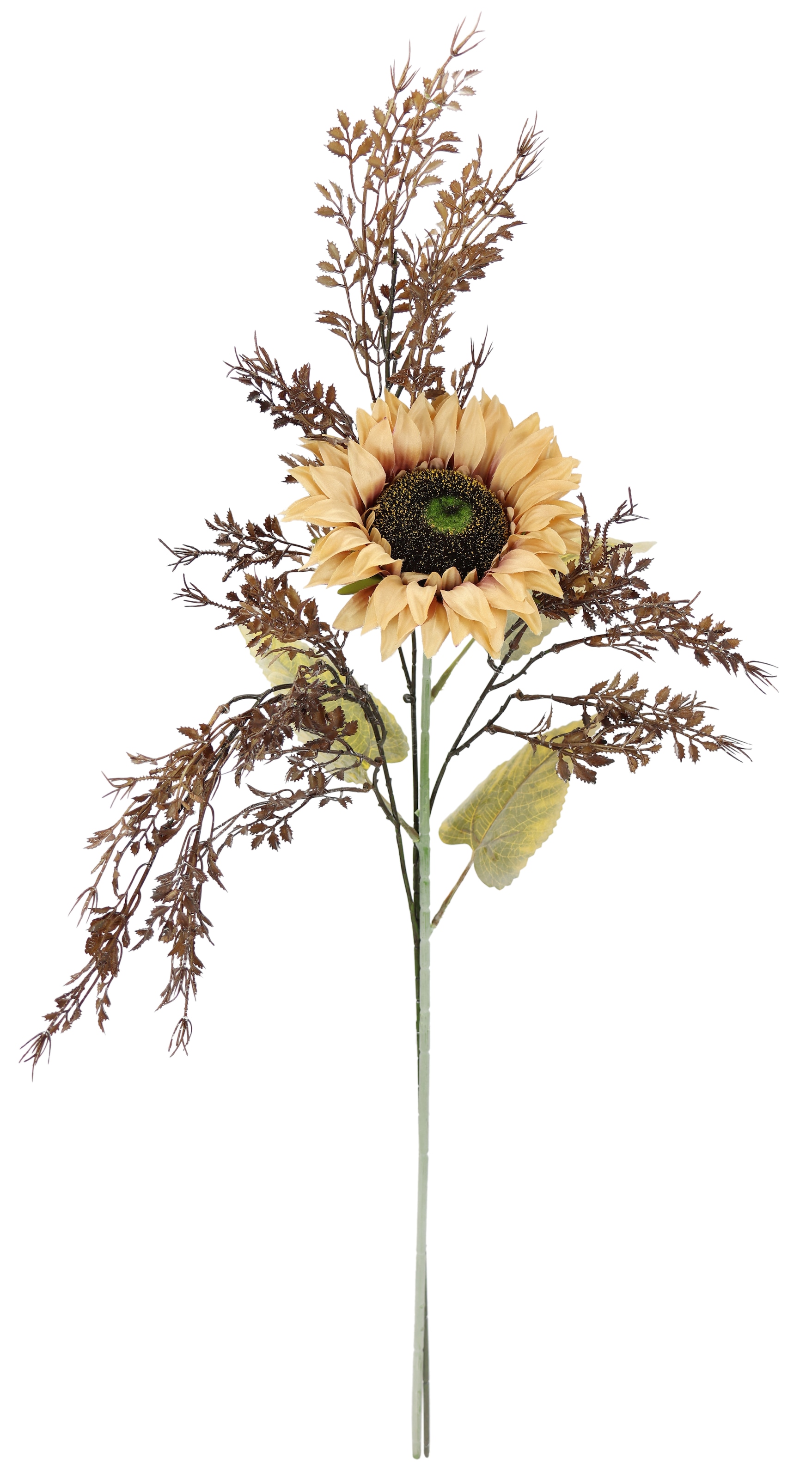 I.GE.A. Kunstblumenstrauß "Kunstblumen Set Sonnenblume" Mit Dekozweig 70cm günstig online kaufen