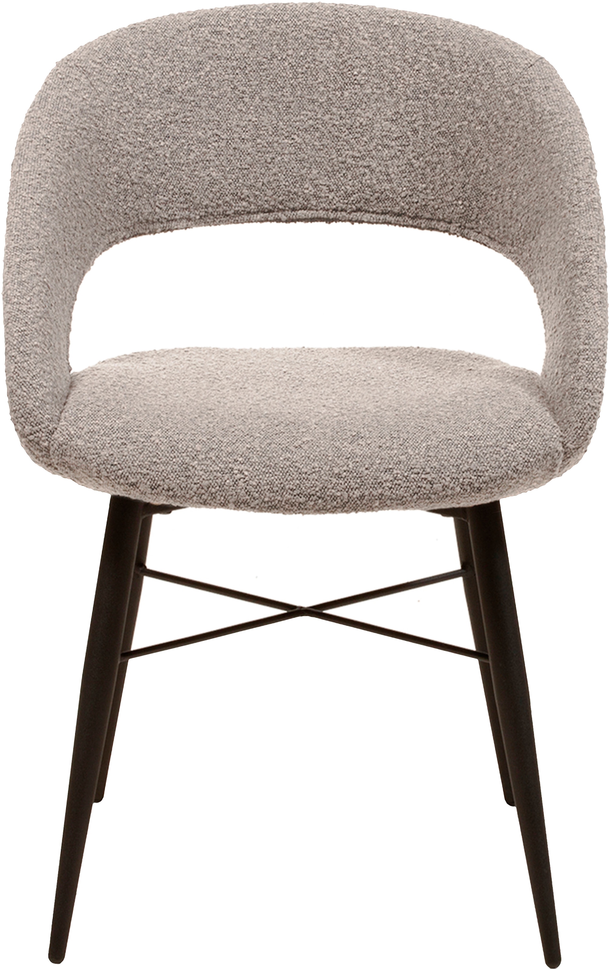 OMG Design Esszimmerstuhl »Marley«, (Set), 2 St., Stoff, mit modernem Cut-Out, Bouclé Bezug