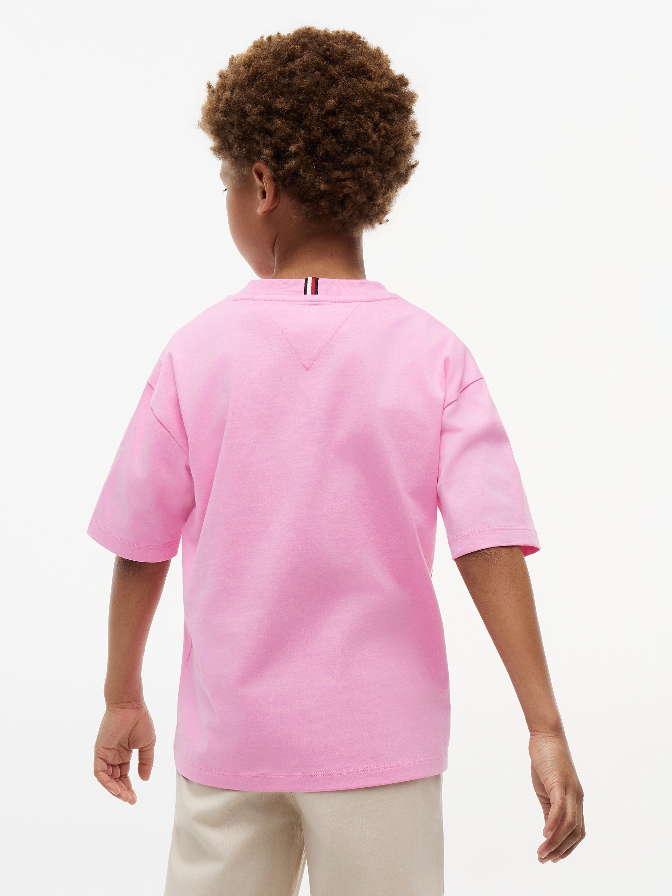 Tommy Hilfiger T-Shirt für Kinder bis 16 Jahre, Regular Fit, cooler Druck