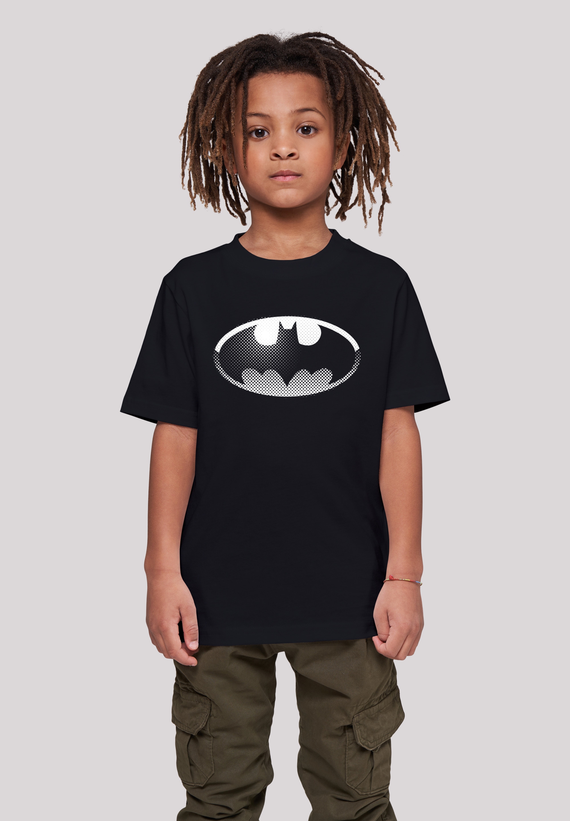 Comics »DC Merch, T-Shirt Unisex Kinder,Premium bestellen | Spot Jungen,Mädchen,Bedruckt F4NT4STIC BAUR online Logo«, Batman