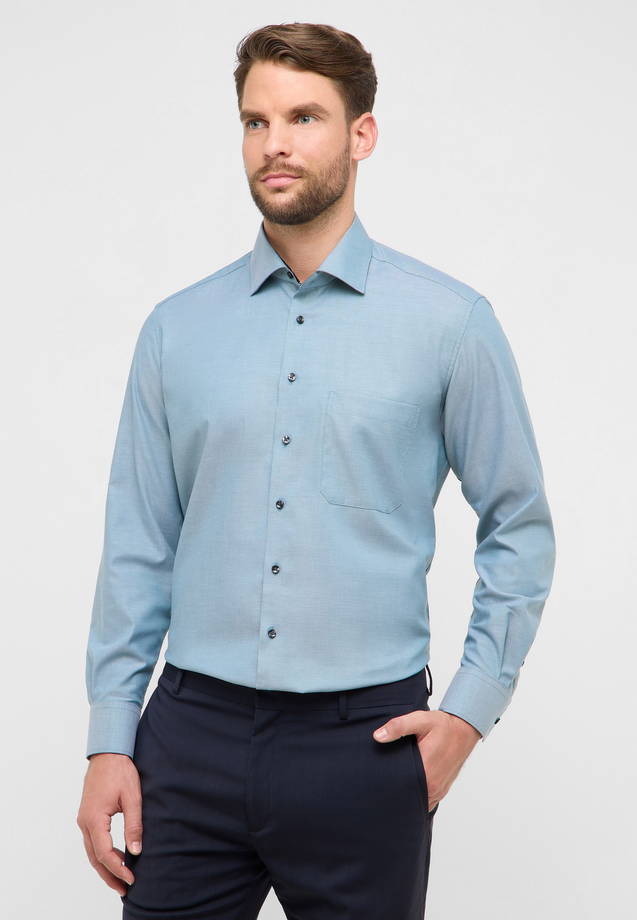 Eterna Langarmhemd "COMFORT FIT" NON IRON (bügelfrei) günstig online kaufen