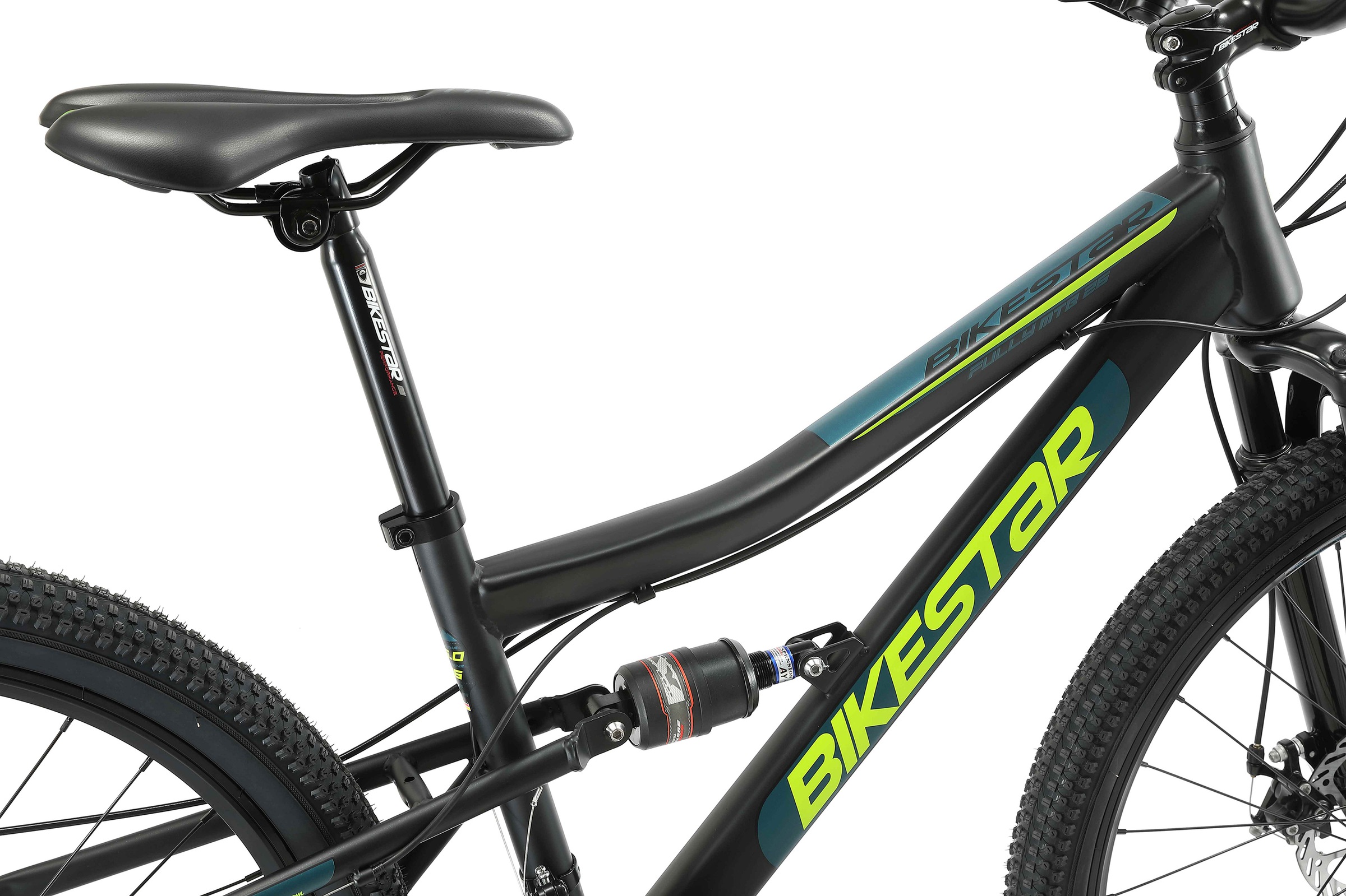 Bikestar Mountainbike, 21 Gang, Shimano, RD-TY300 Schaltwerk, Kettenschaltung, für Damen und Herren, Kettenschaltung