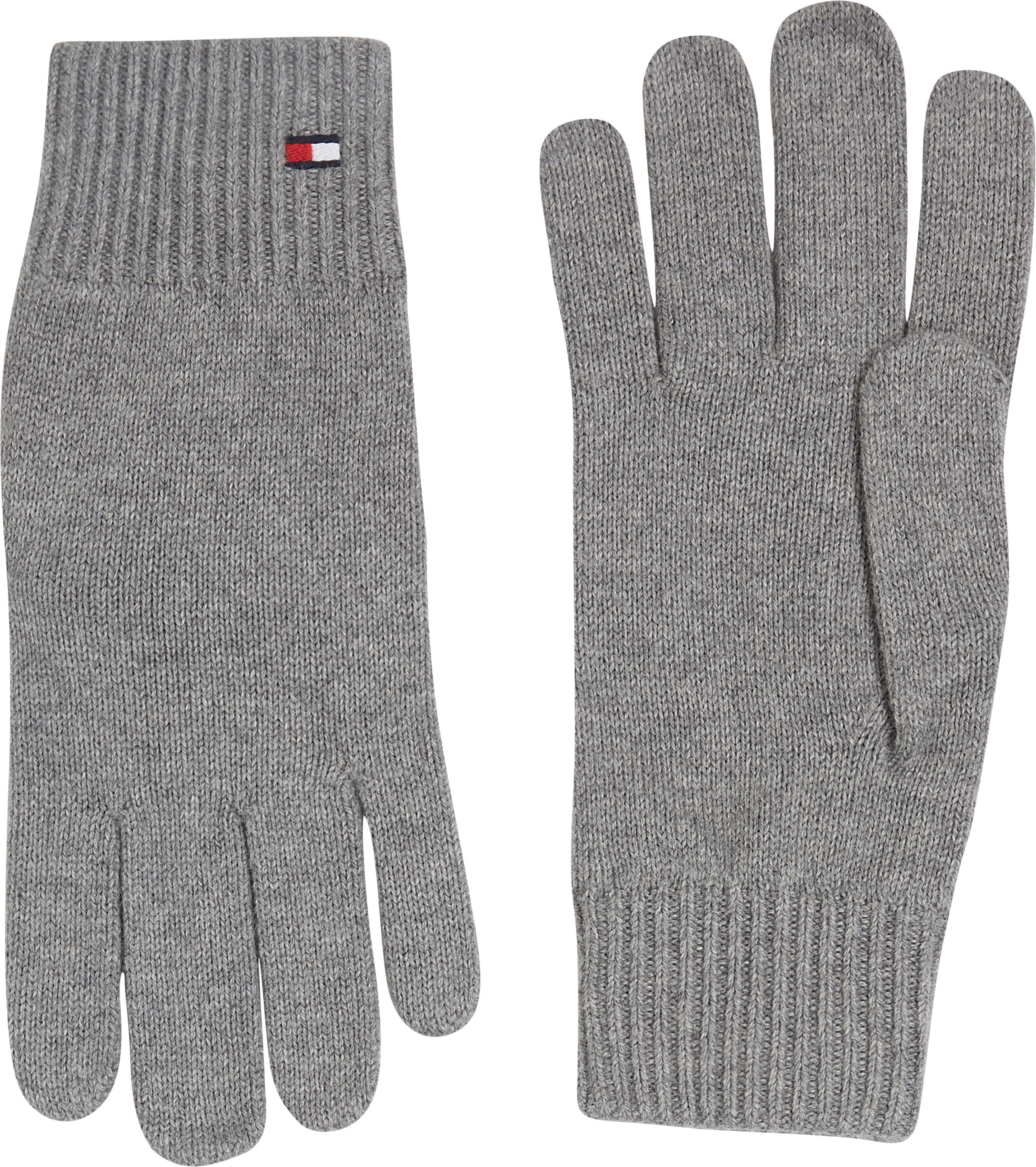 Tommy Hilfiger Strickhandschuhe "ESSENTIAL FLAG GLOVES", mit Logostickerei günstig online kaufen