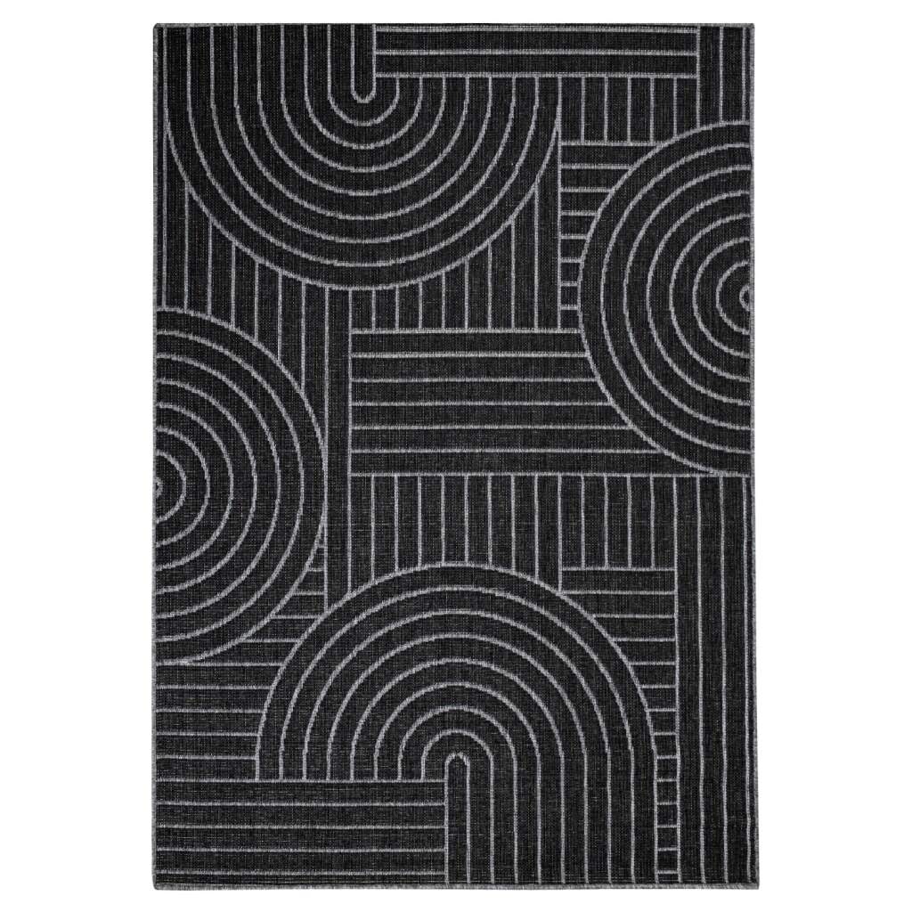 Carpet City Outdoorteppich »DUO RUG 5842«, rechteckig, 5 mm Höhe, Wendeteppich Wetterfest In- & Outdoor, Balkon, Terrasse, Wohnzimmer