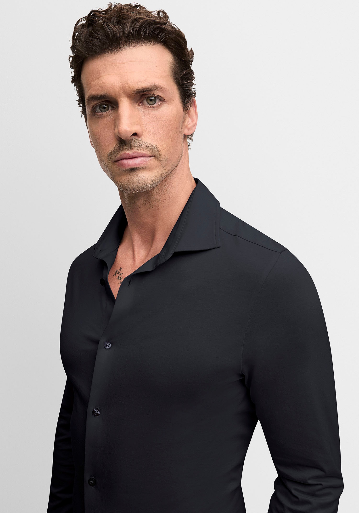 Cinque Businesshemd Jersey Qualität, Regular Fit