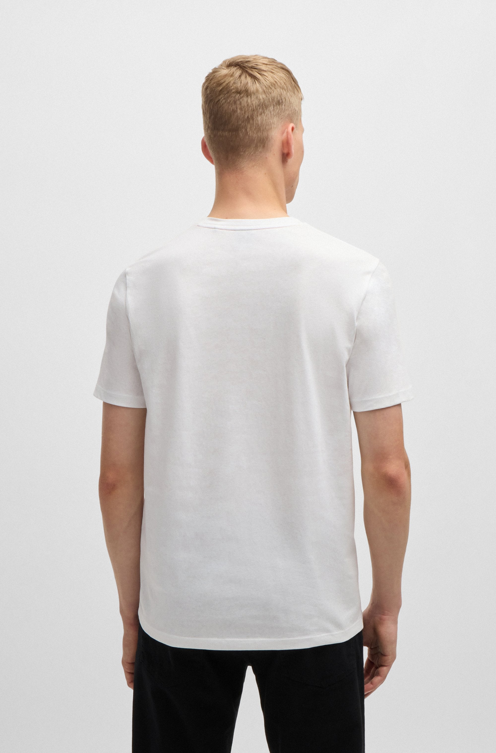 BOSS ORANGE T-Shirt »Tales«, mit BOSS Stickerei auf der Brust